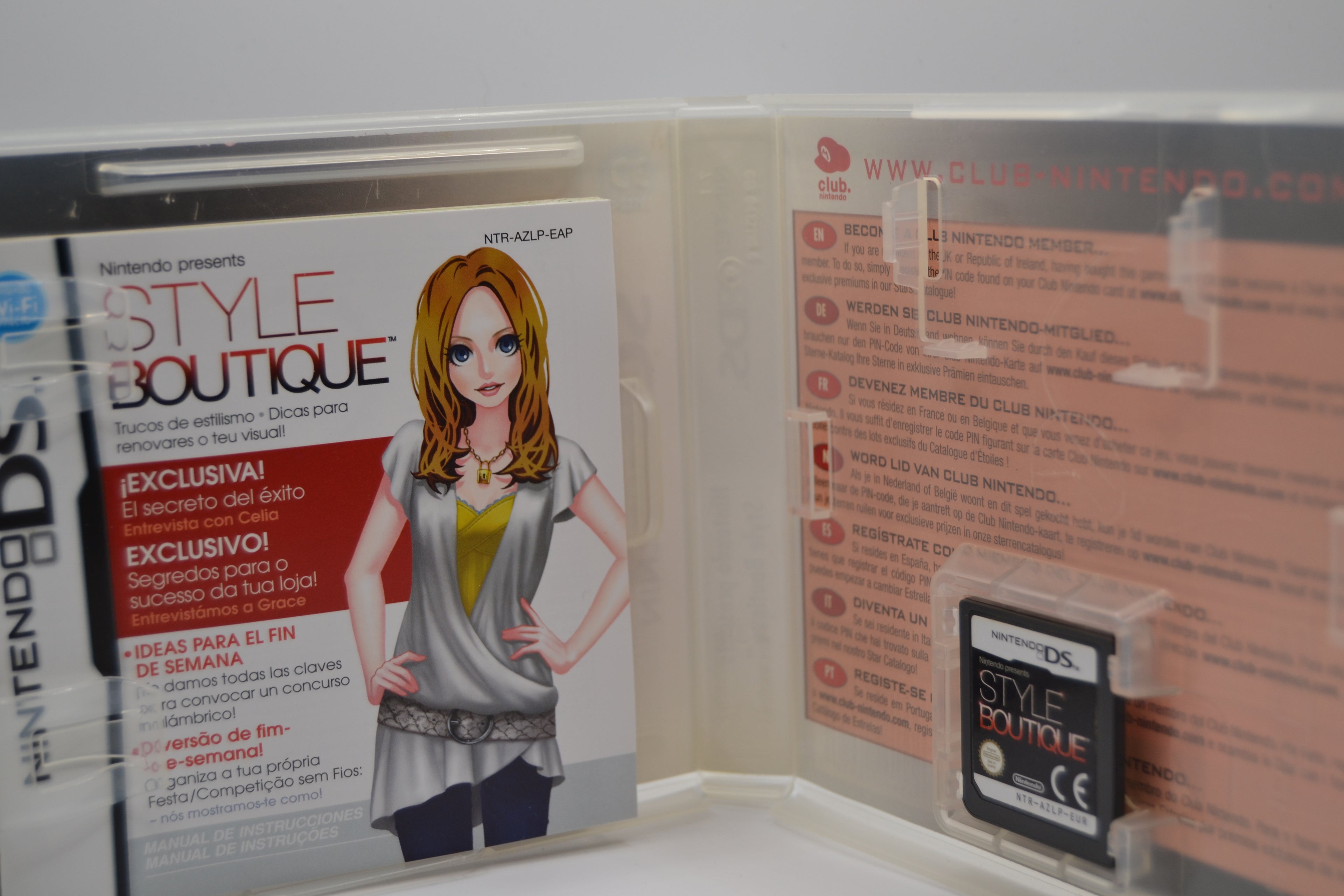 Style Boutique Nintendo DS completo PAL ESP - Estado básico