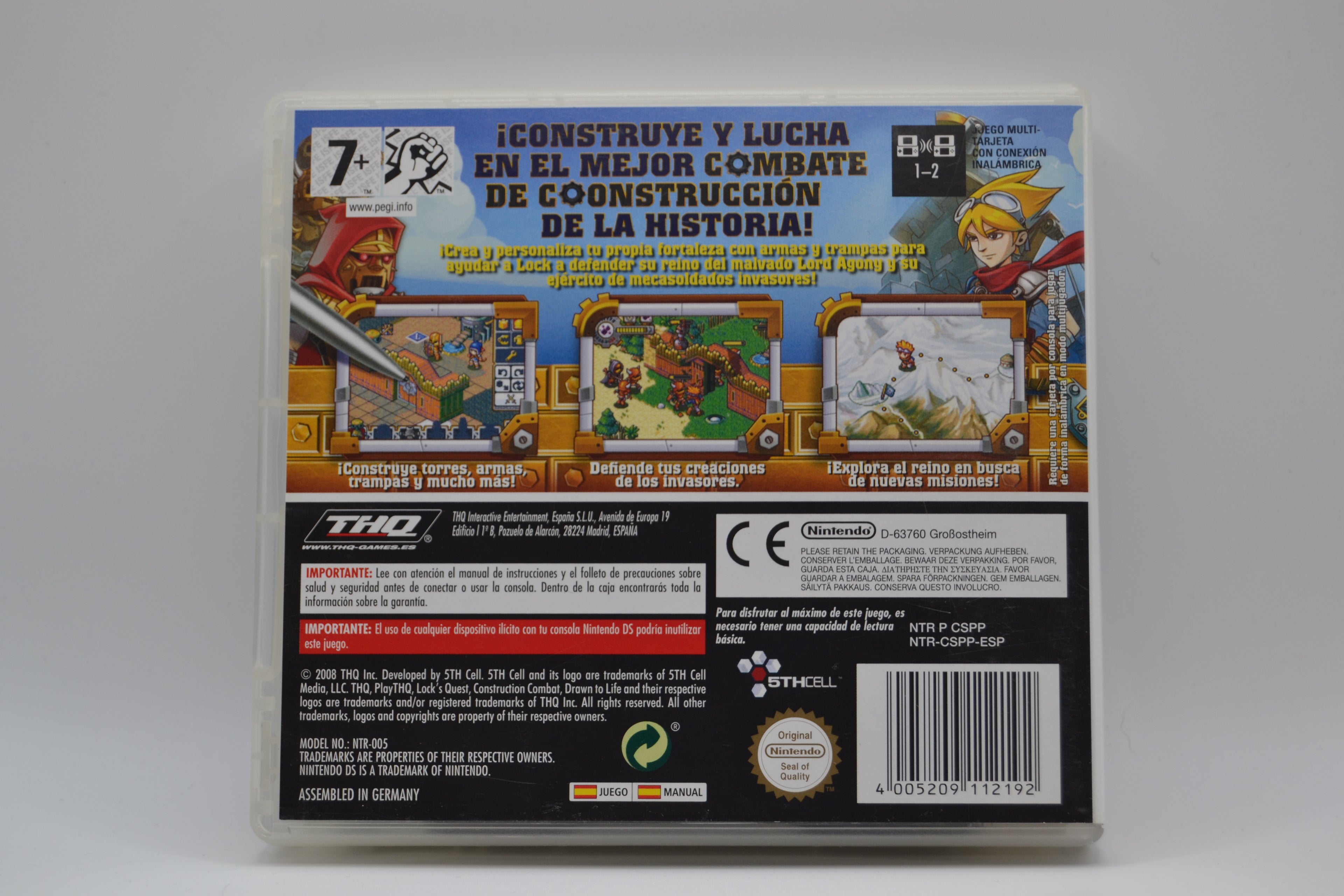 Lock's Quest Nintendo DS completo PAL ESP - Estado coleccionista