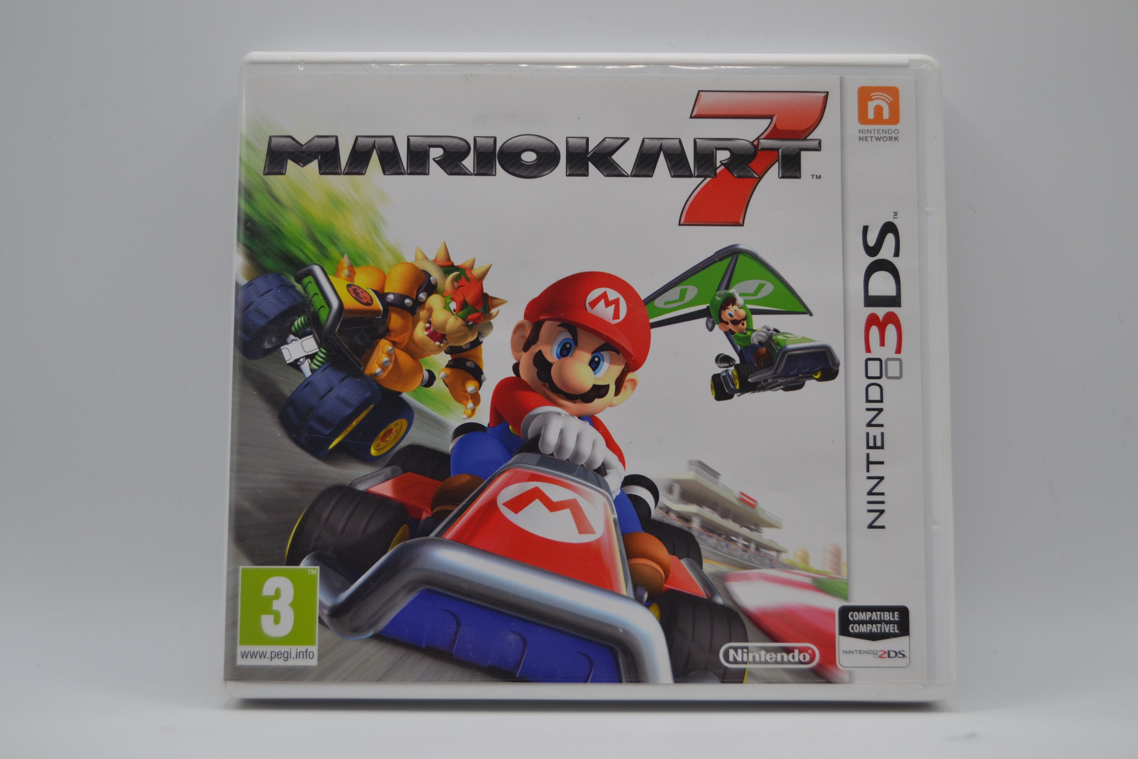 Mario Kart 7 Nintendo 3DS juego + caja PAL ESP - Estado excelente