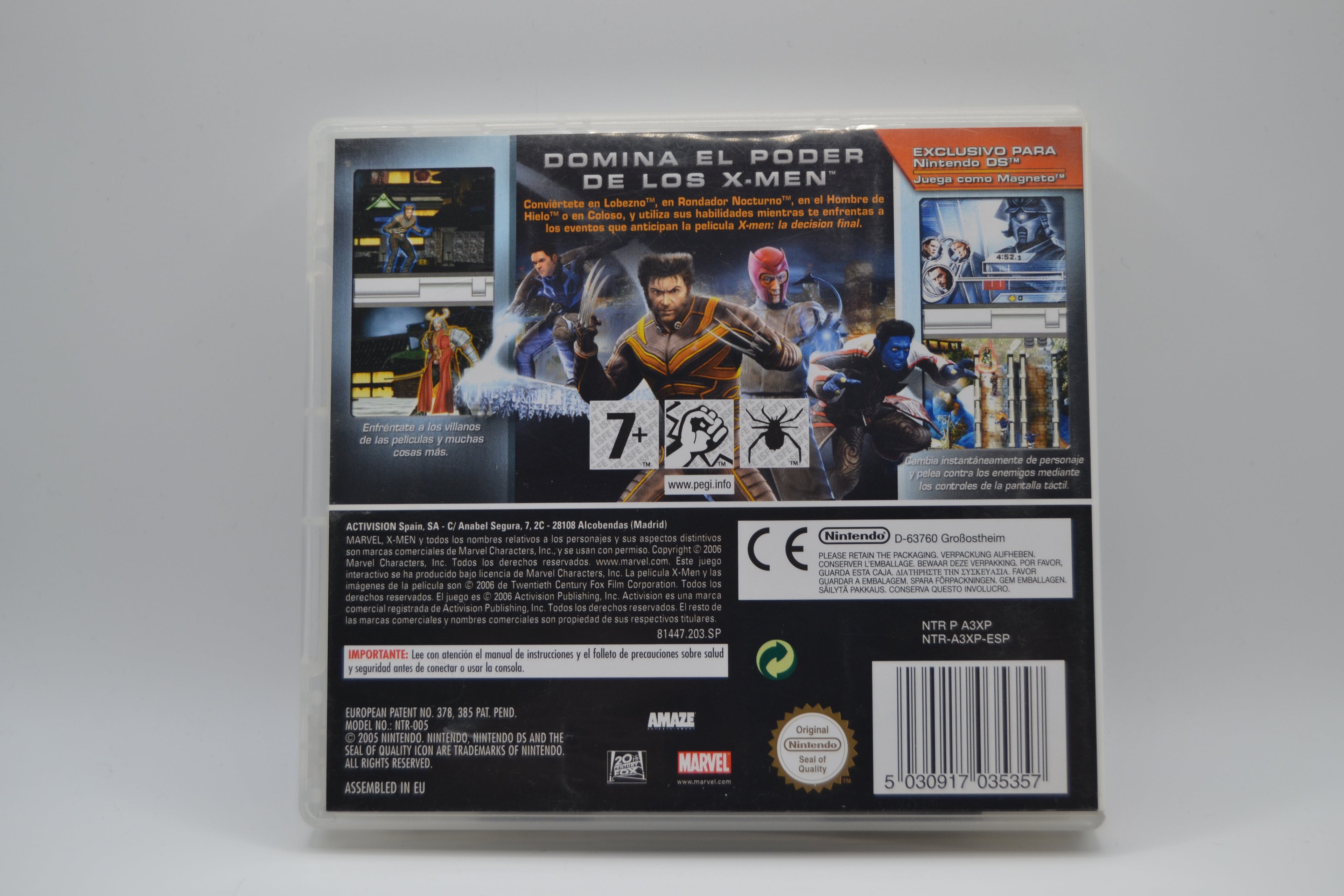 X-Men El Videojuego Oficial Nintendo DS completo PAL ESP - Estado excelente