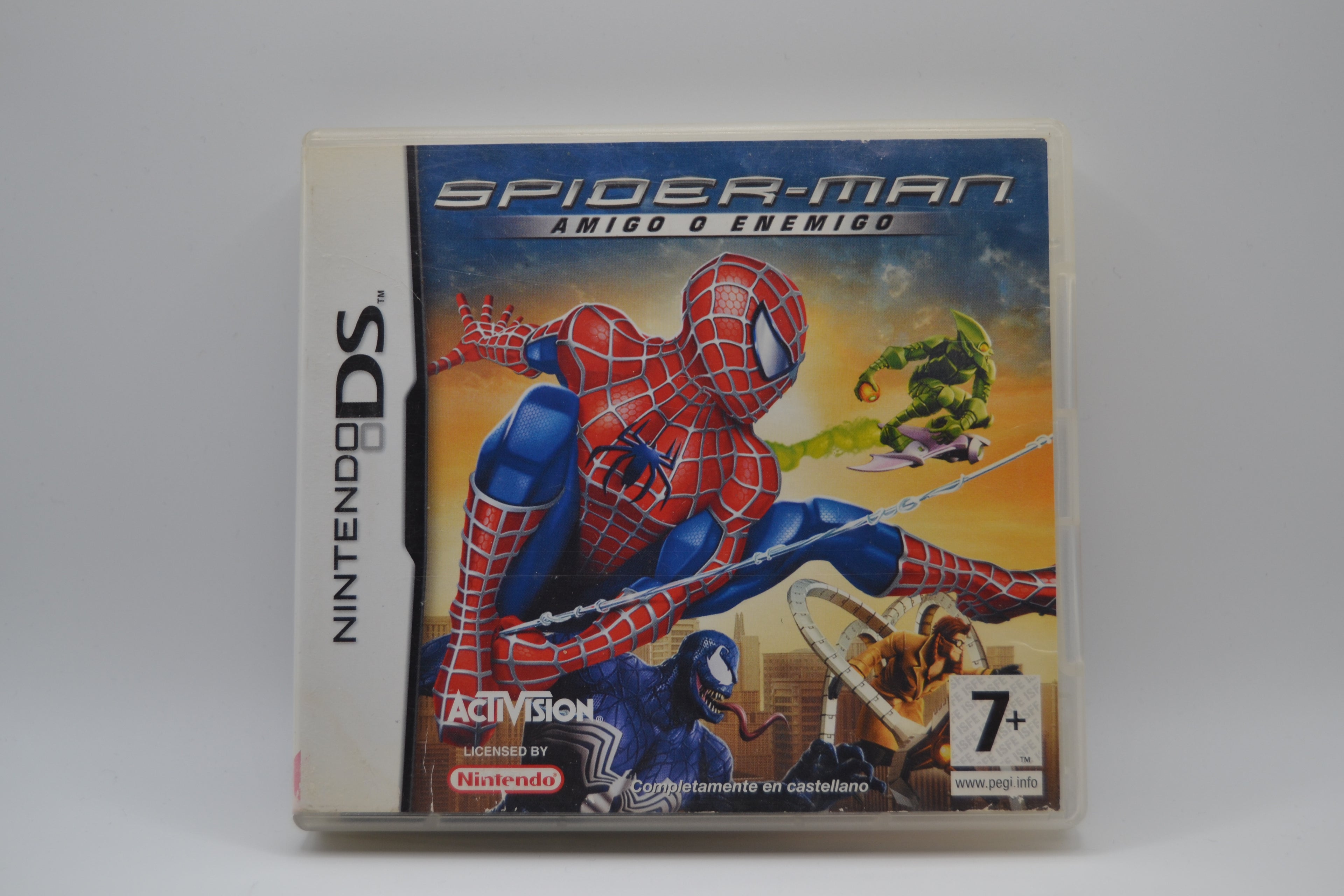 Spiderman Amigo o Enemigo Nintendo DS juego + caja PAL ESP - Estado básico