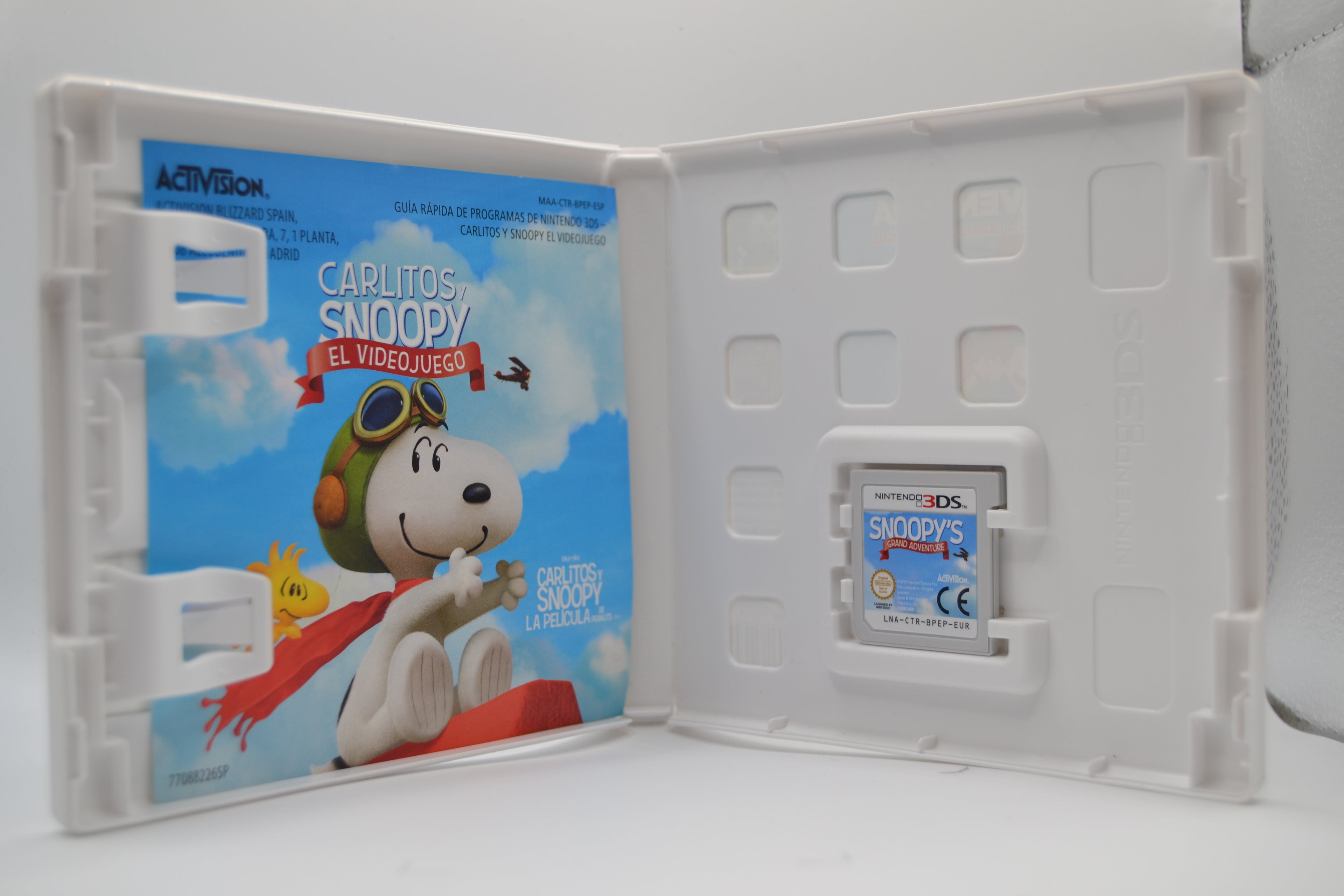 Carlitos y Snoopy El Videojuego Nintendo 3DS completo PAL ESP - Estado excelente