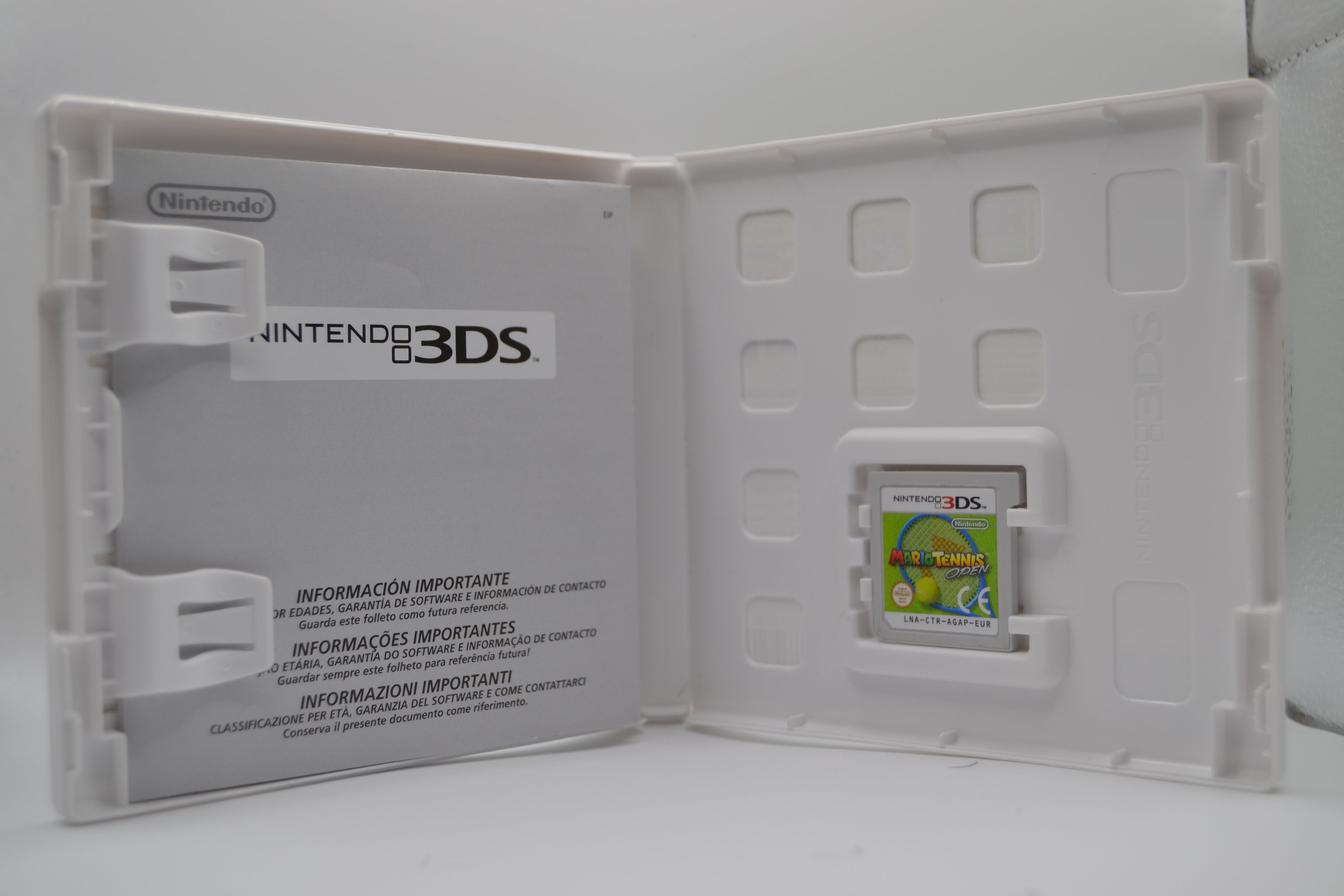 Mario Tennis Open Nintendo 3DS completo PAL ESP - Estado básico