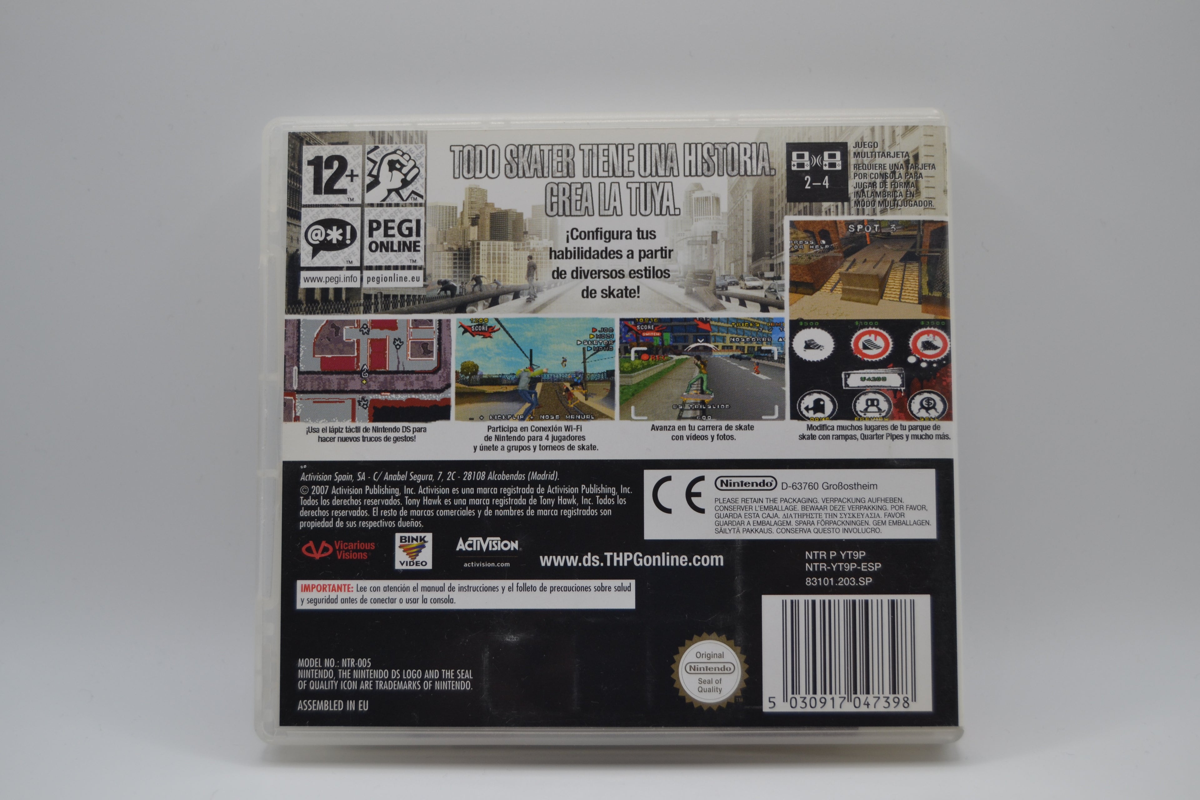 Tony Hawk's American Sk8land Nintendo DS completo PAL ESP - Estado cuidado
