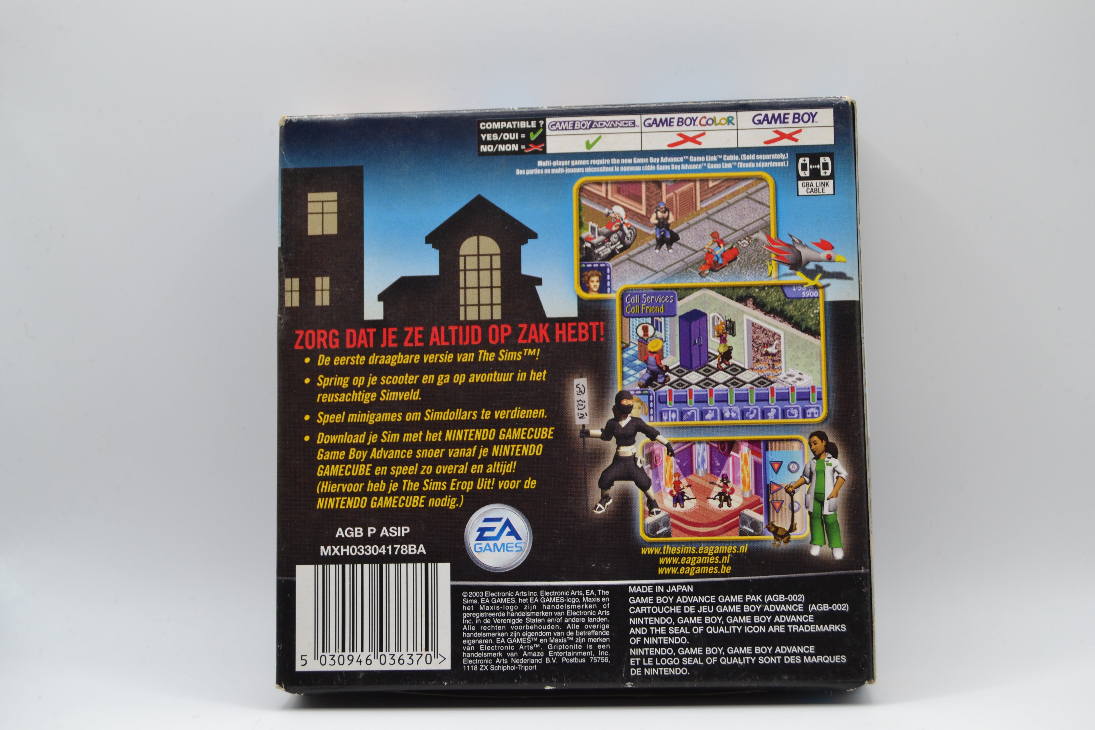 The Sims Erop Uit GBA Completo - Estado excelente