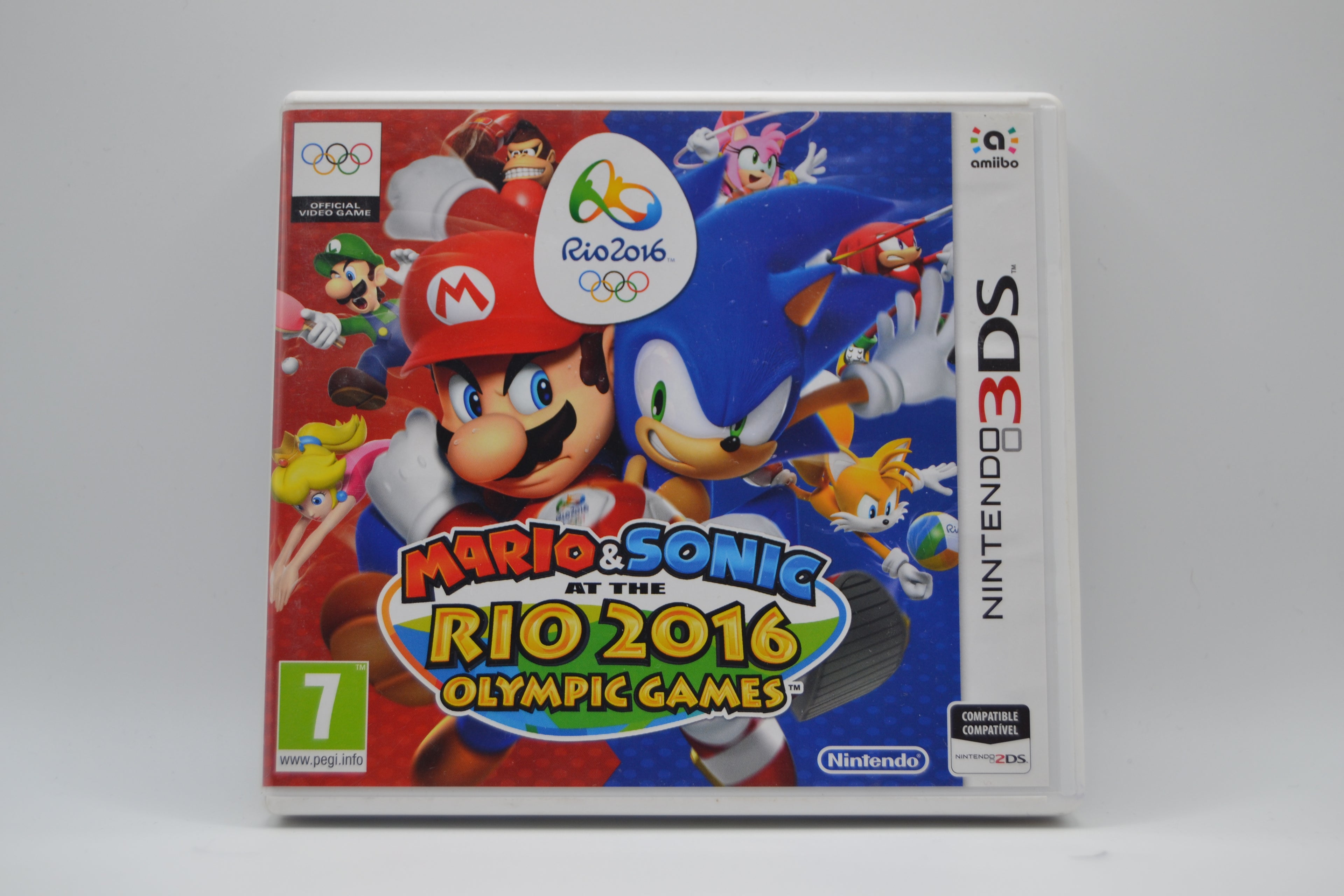 Mario & Sonic en los Juegos Olímpicos Rio 2016 Nintendo 3DS juego + caja PAL ESP - Estado cuidado