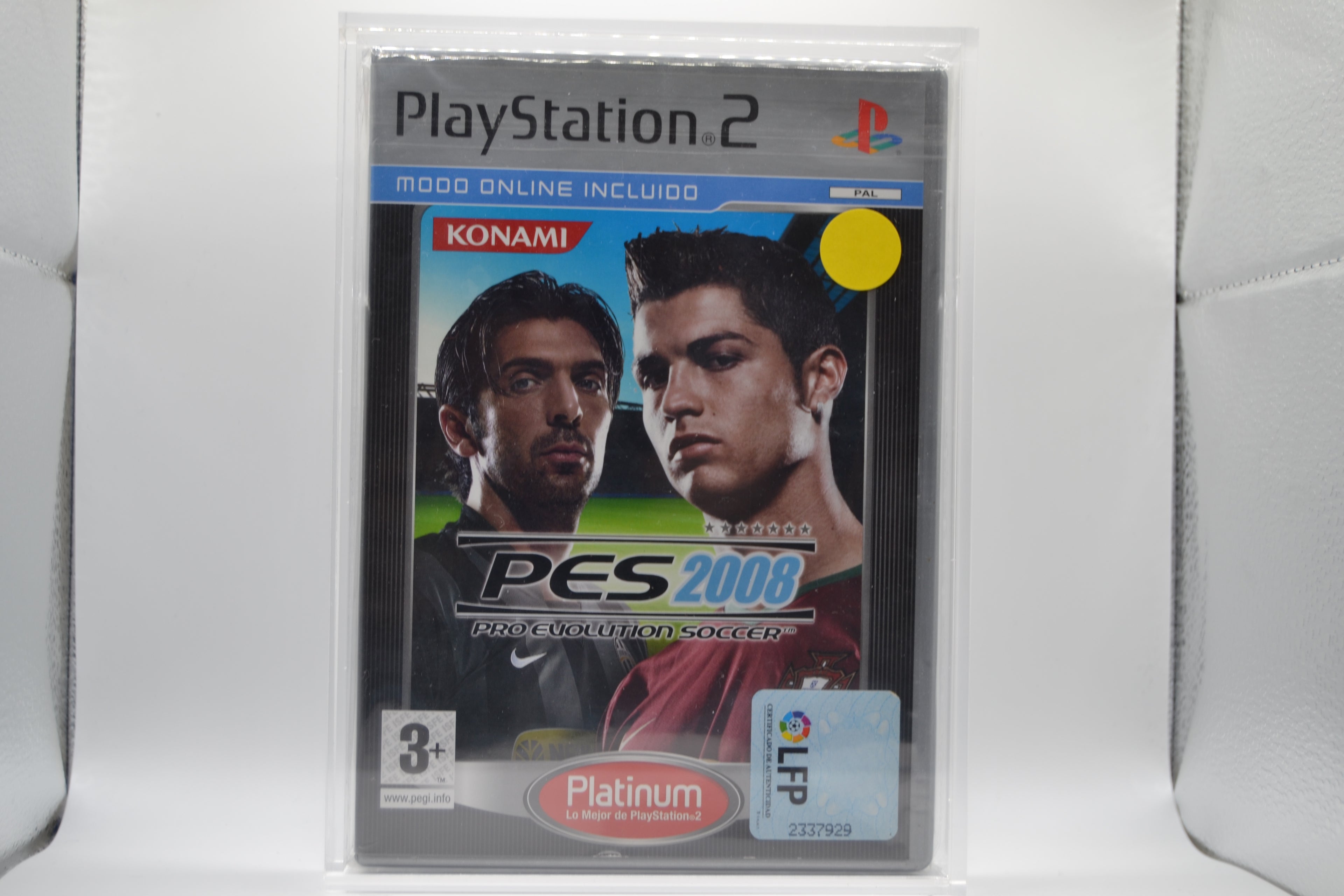 Pes 2008 - Edición Platino [PlayStation 2] Completo - Estado cuidado