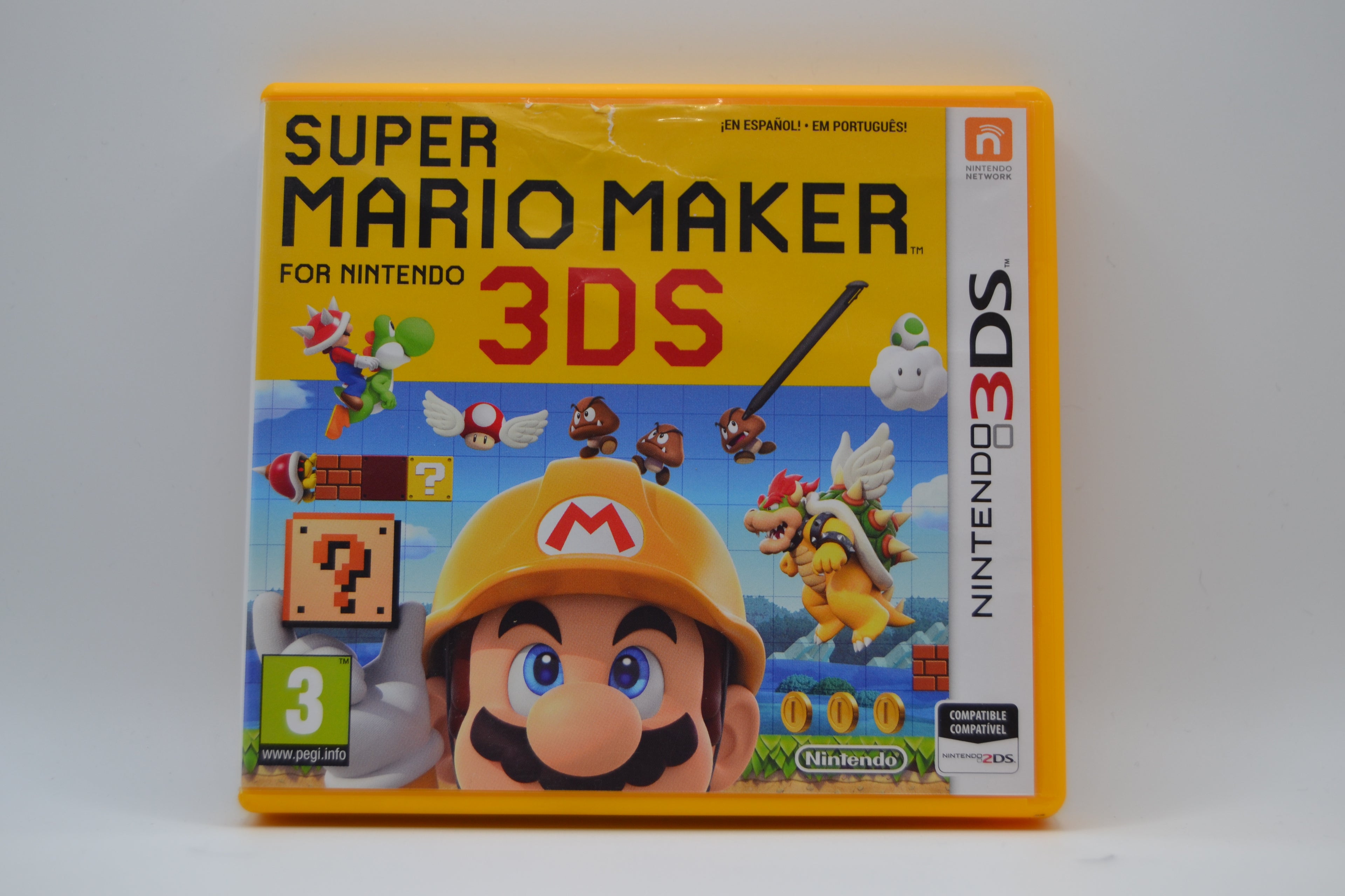 Super Mario Maker Nintendo 3DS completo PAL ESP - Estado básico