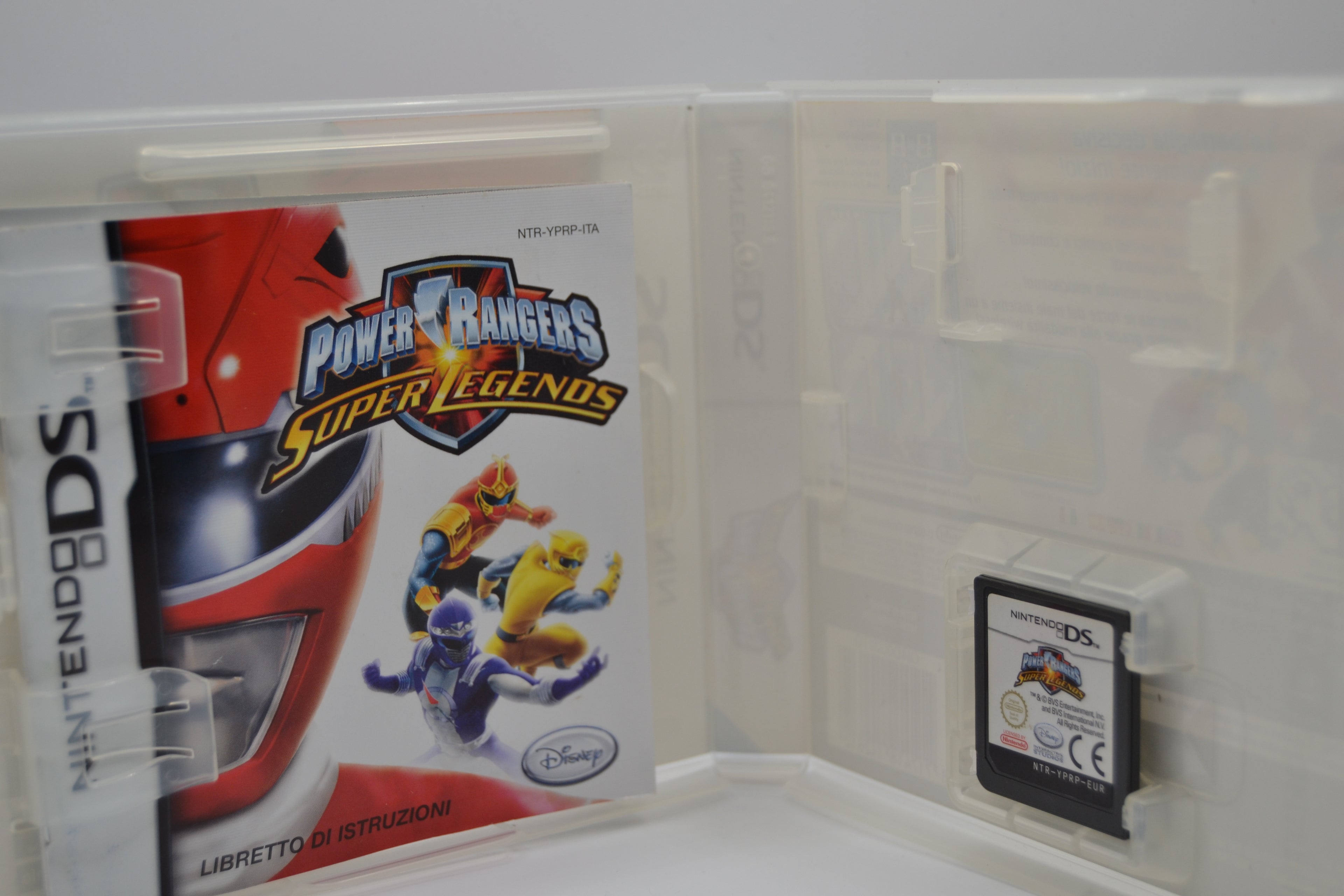 Power Rangers Super Legends Nintendo DS completo PAL IT - Estado excelente