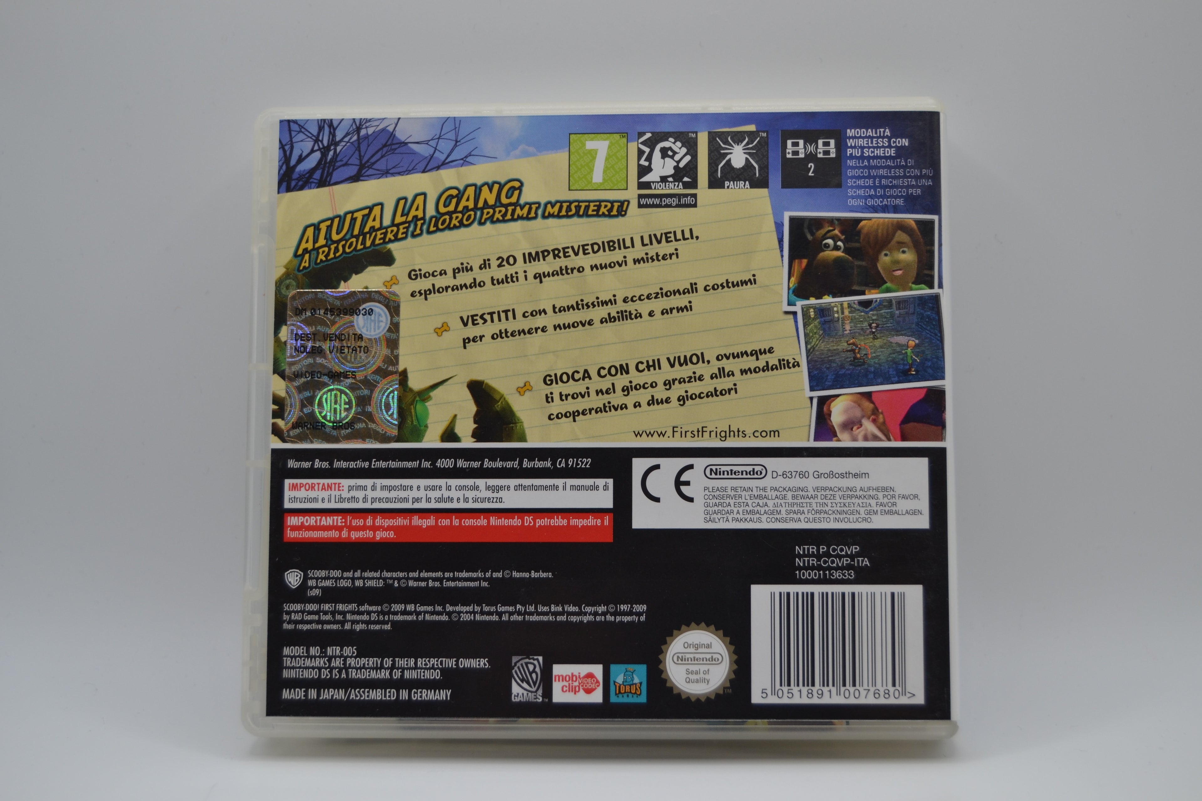 Scooby-Doo Nintendo DS completo PAL IT - Estado excelente