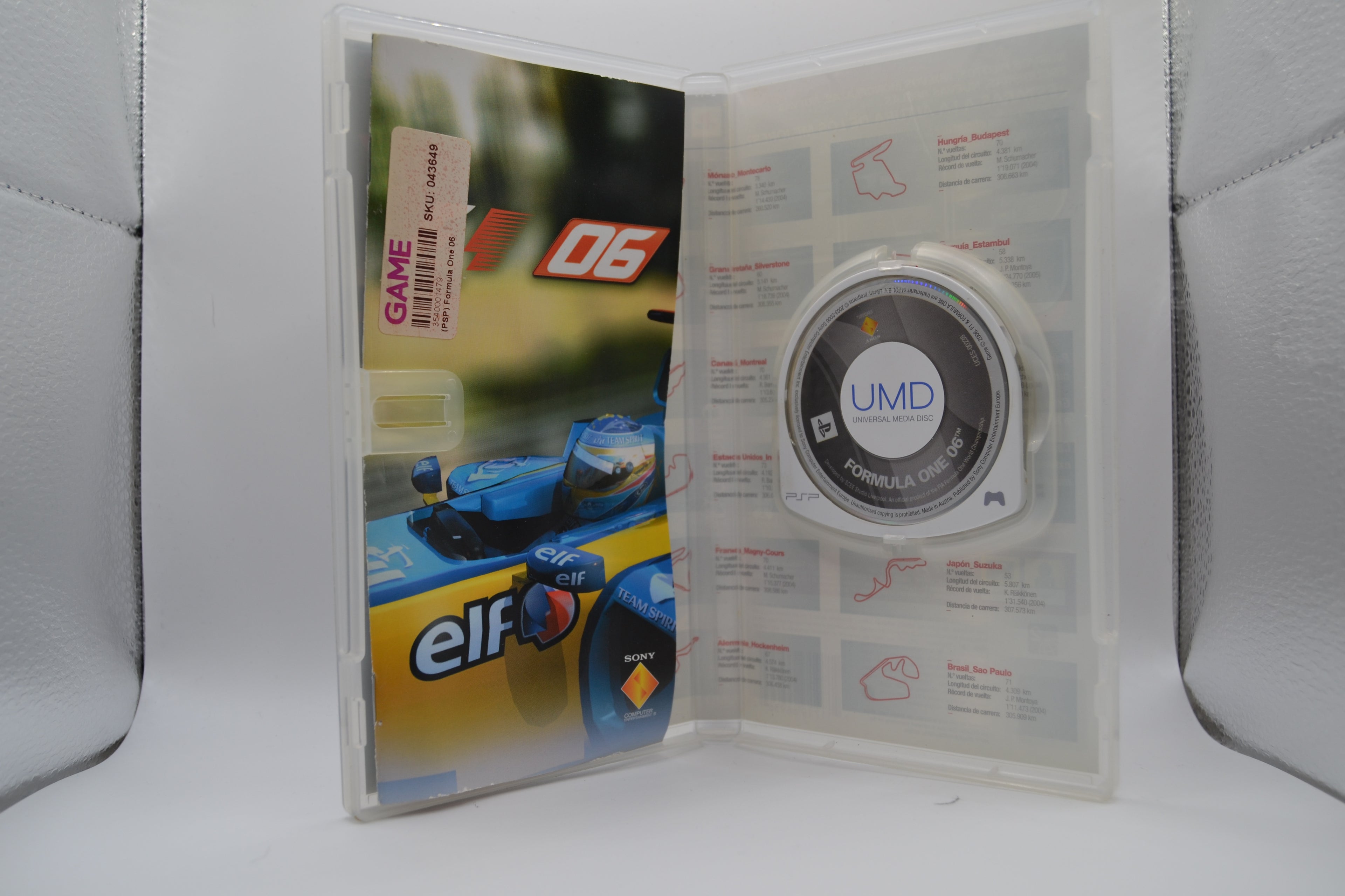 F1 06 PlayStation Portable completo PAL ESP - Estado excelente