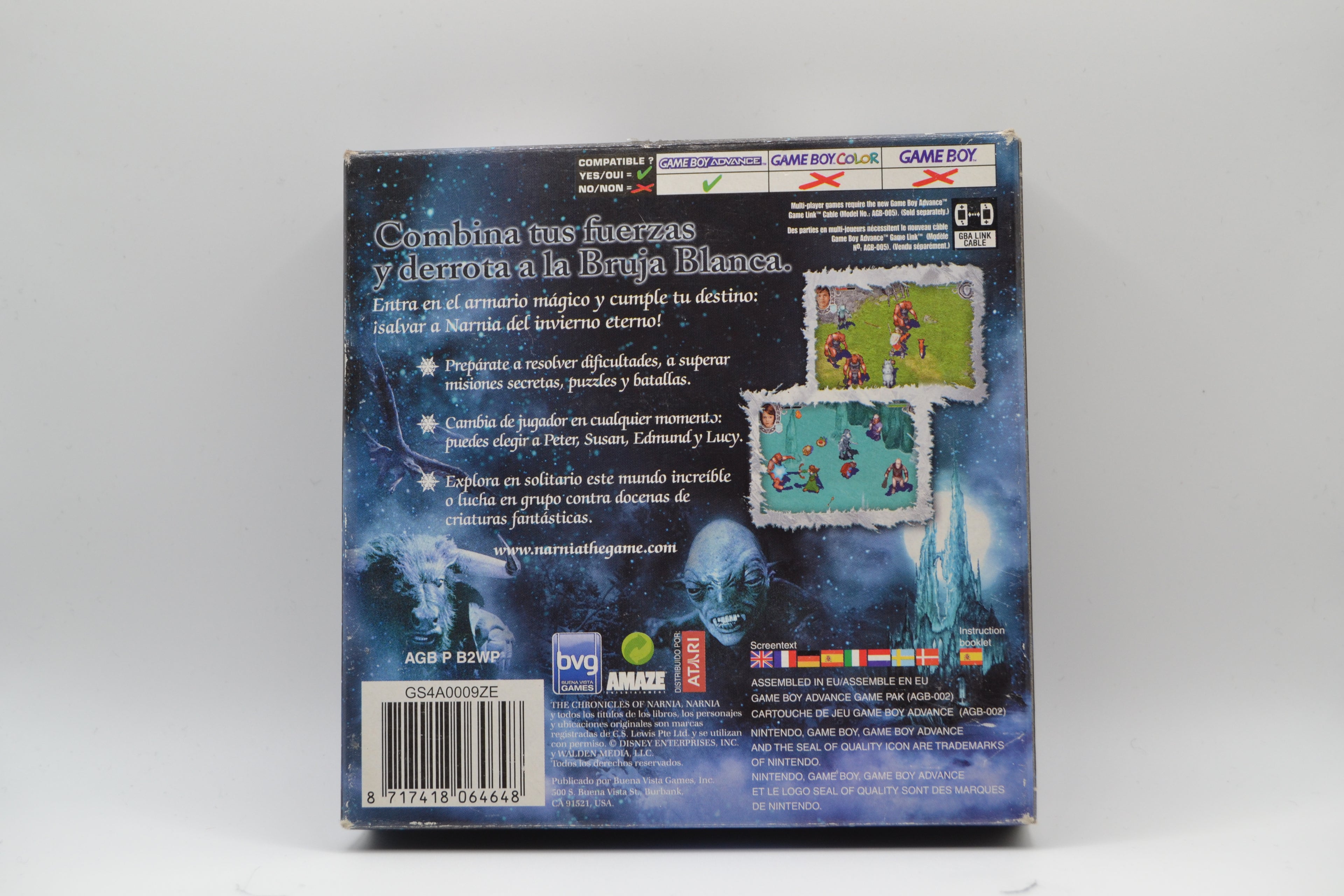 Narnia: El león, la bruja y el armario GBA Completo - Estado cuidado