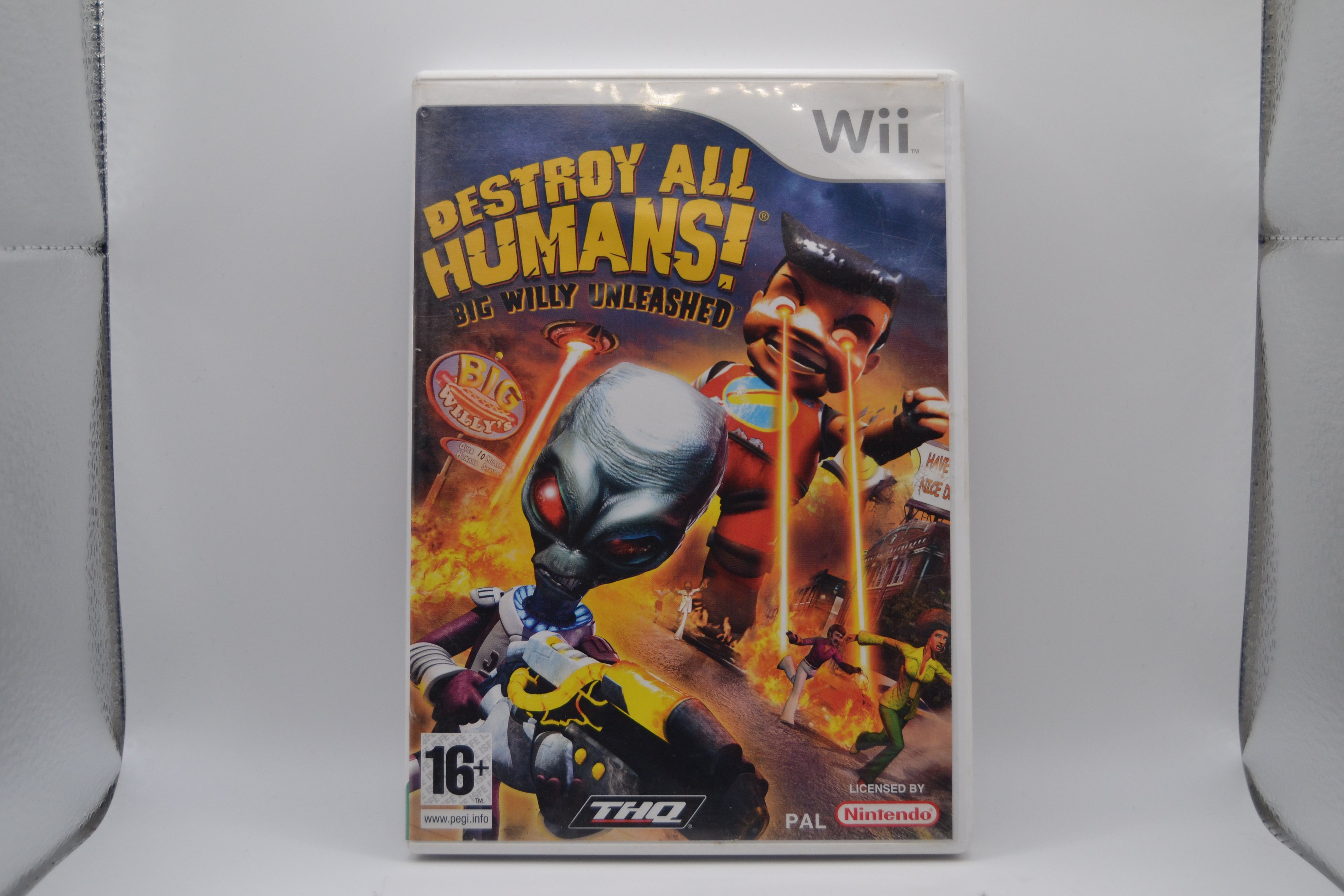 Destroy All Humans Big Willy Unleashed [Wii] Juego+caja - Estado cuidado