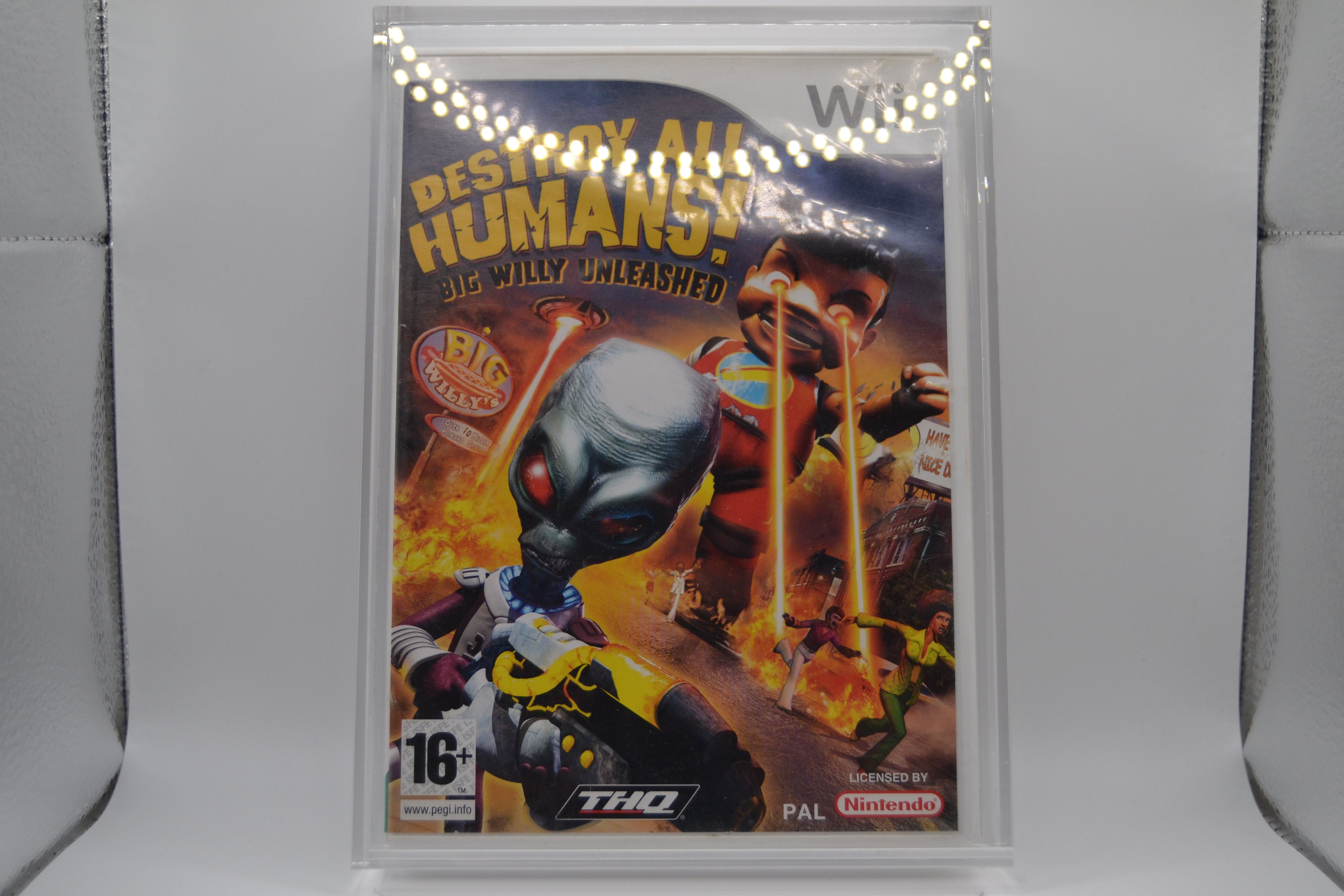 Destroy All Humans Big Willy Unleashed [Wii] Juego+caja - Estado cuidado