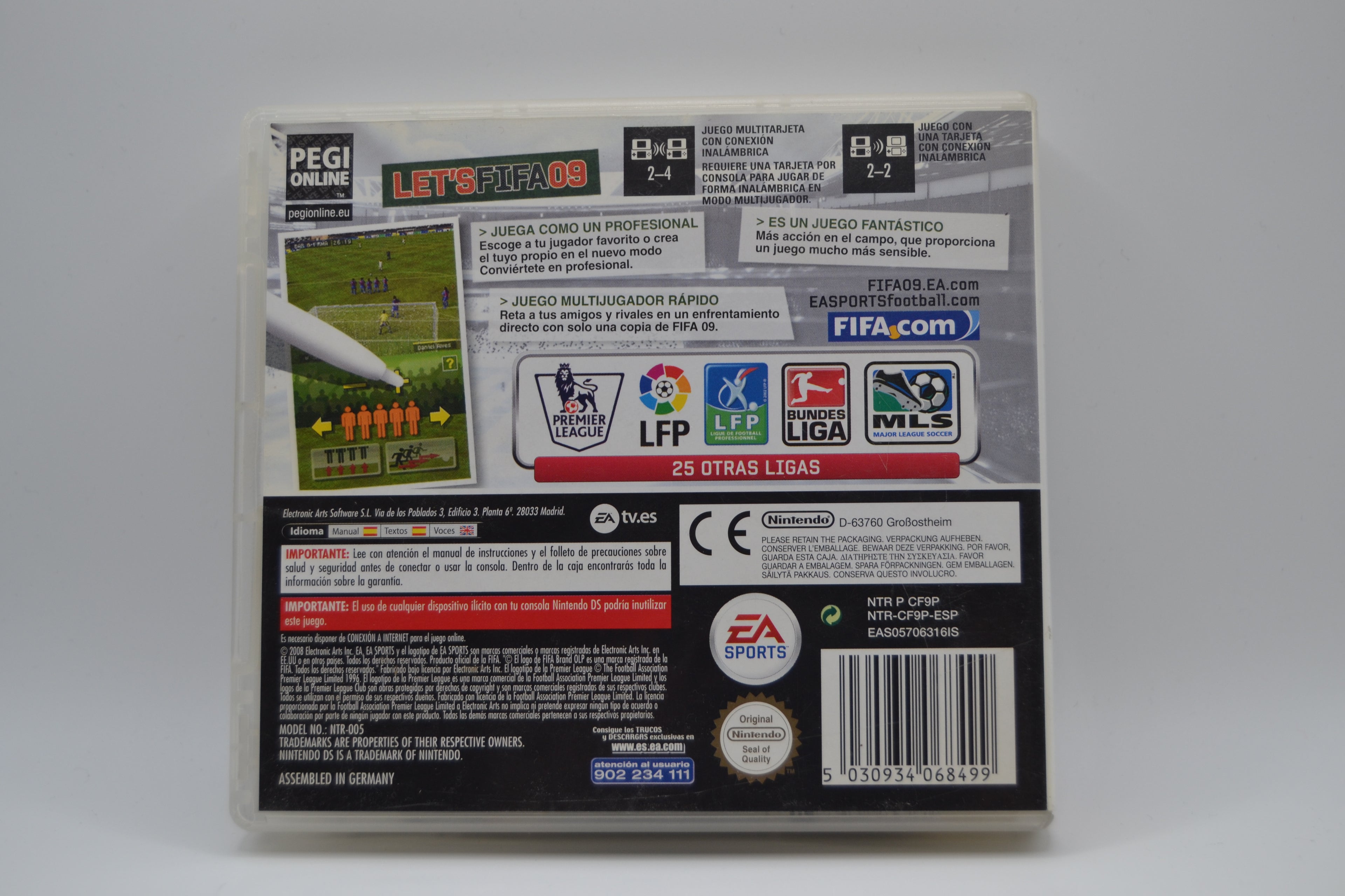 FIFA 09 Nintendo DS completo PAL ESP - Estado cuidado