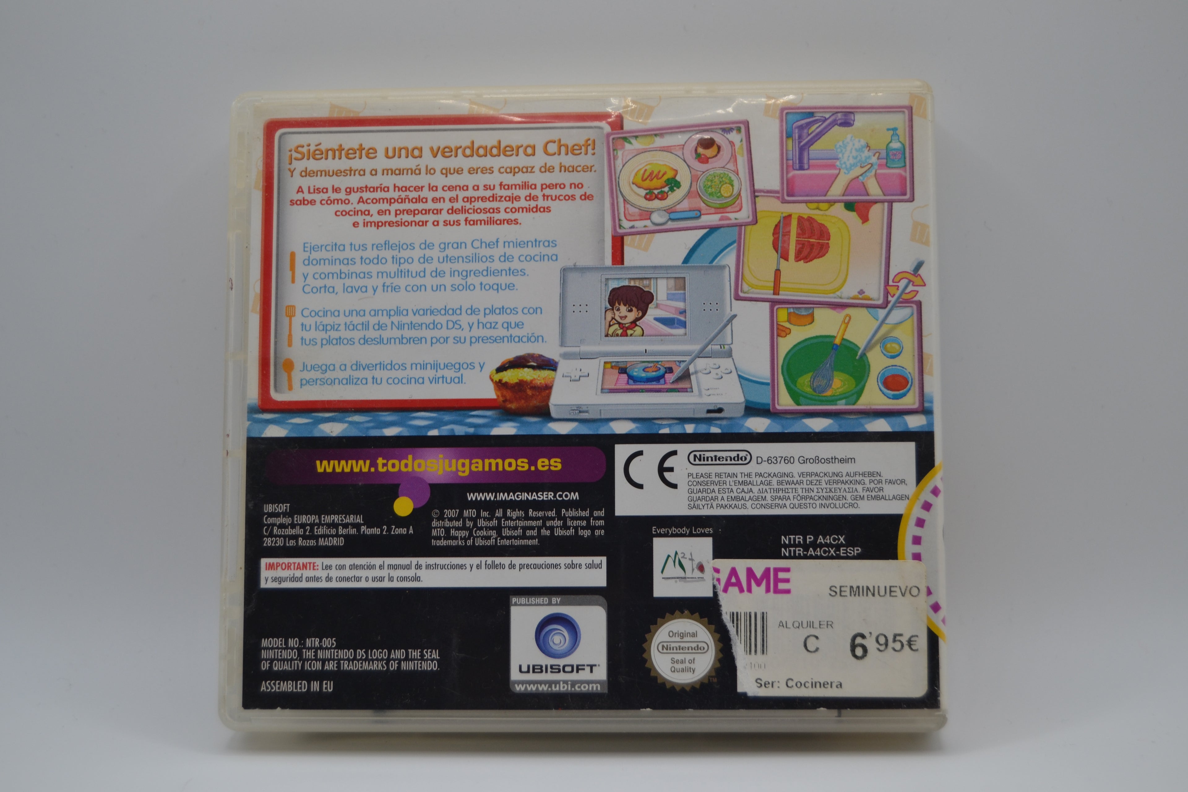 Imagina Ser Cocinera Nintendo DS completo PAL ESP - Estado básico