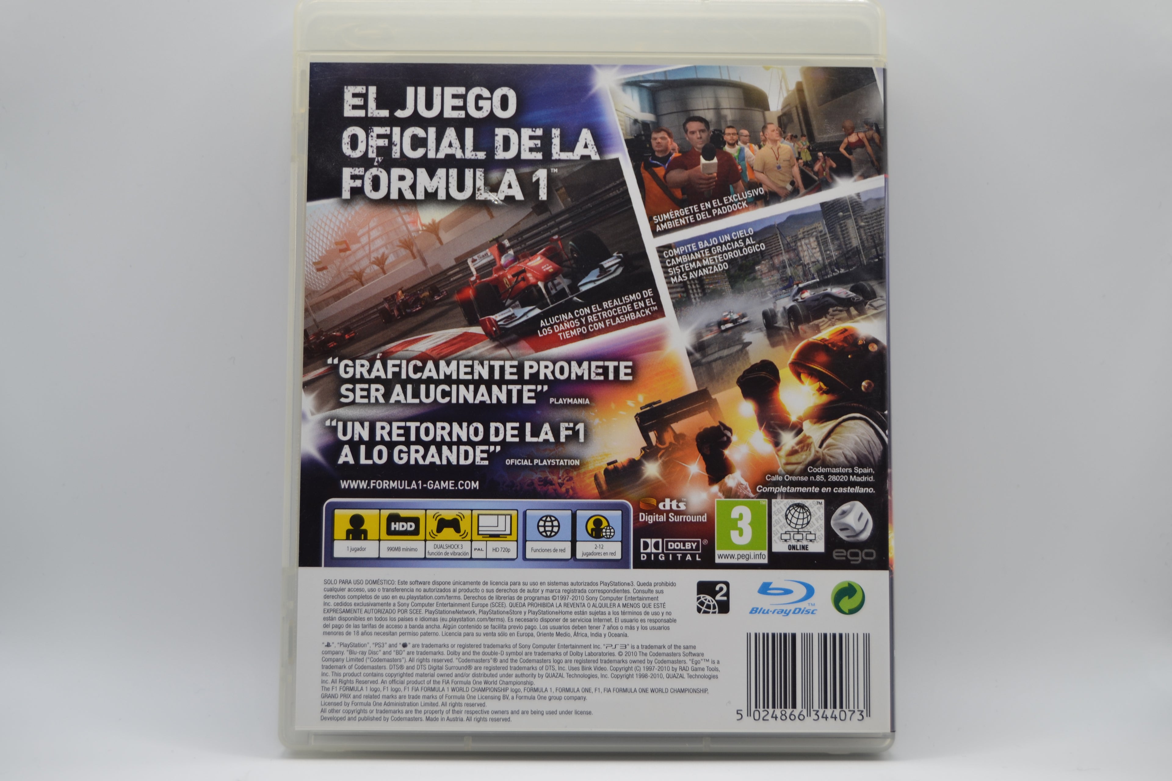 F1 2010 [PlayStation 3] Completo - Estado Excelente