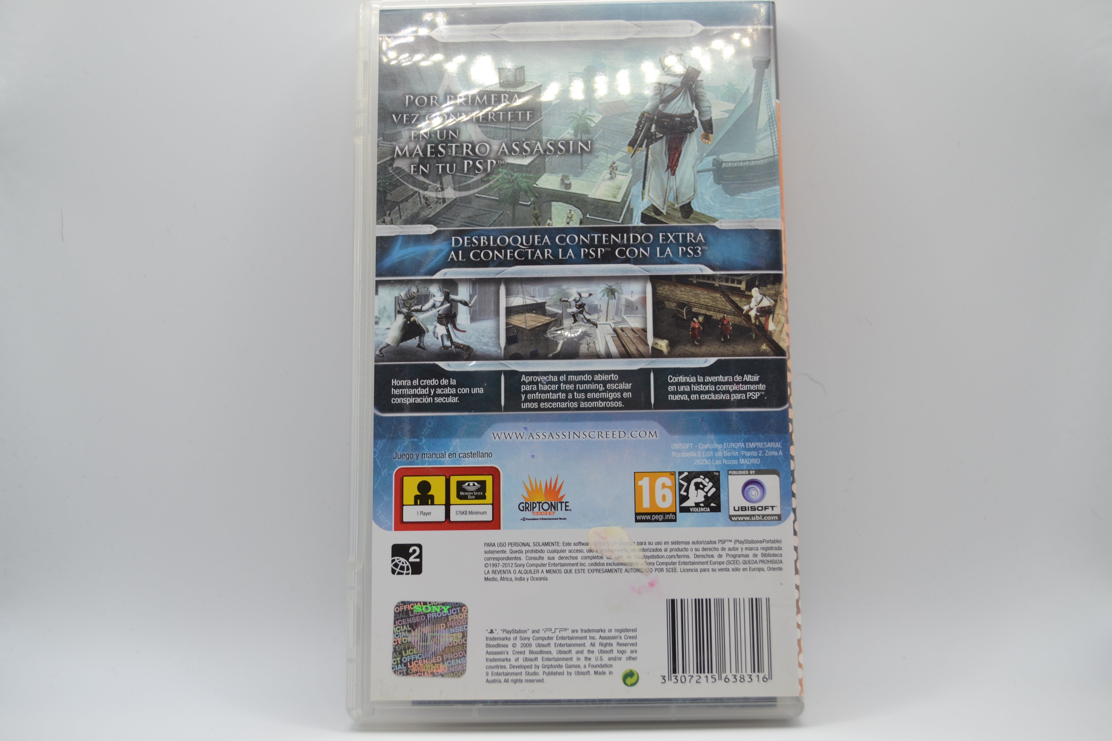 Assassin's Creed Bloodlines (PSP ESSENTIALS) PlayStation Portable completo PAL ESP - Estado básico