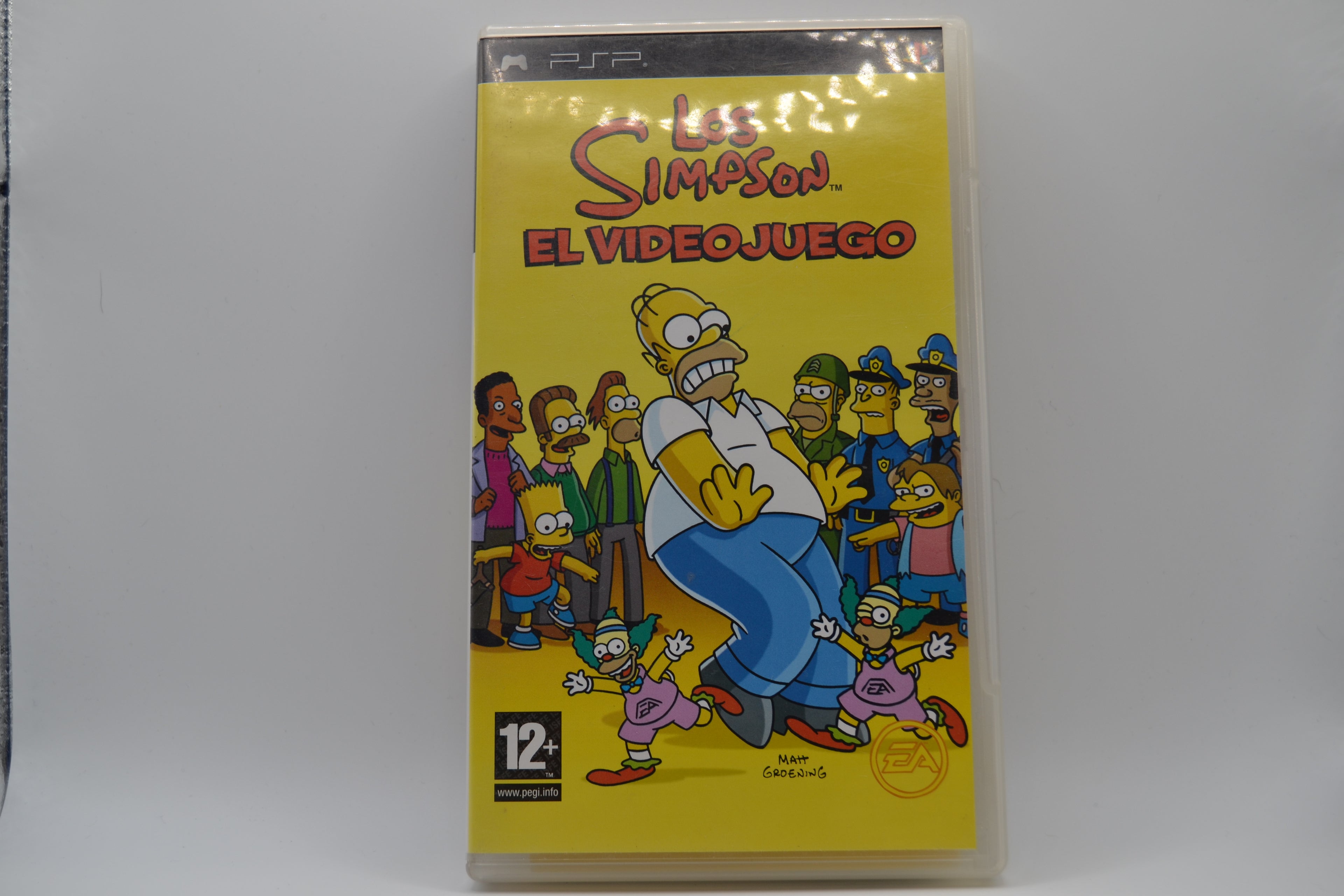Los Simpson El Videojuego PlayStation Portable completo PAL ESP - Estado excelente
