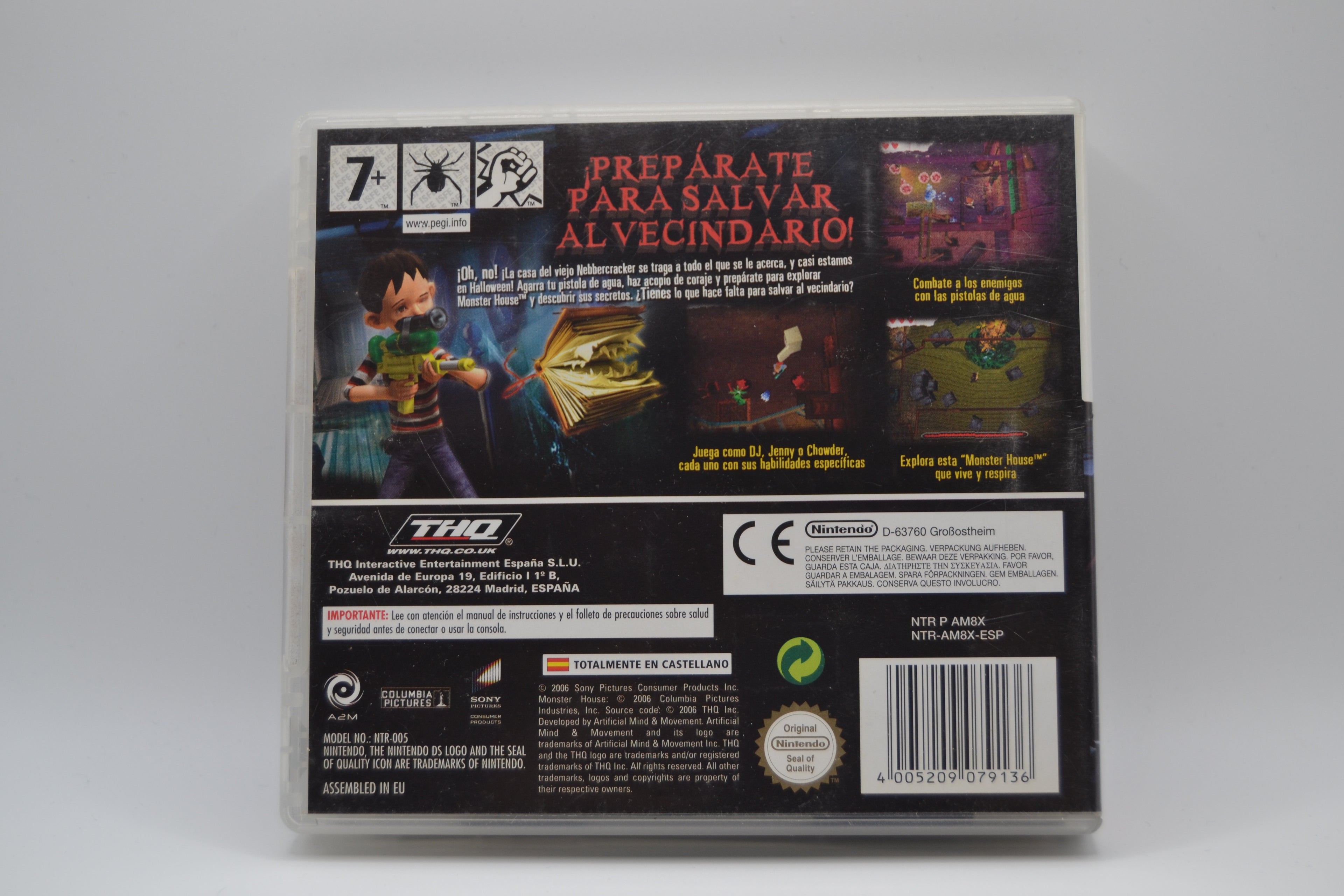 Monster House Nintendo DS completo PAL ESP - Estado básico