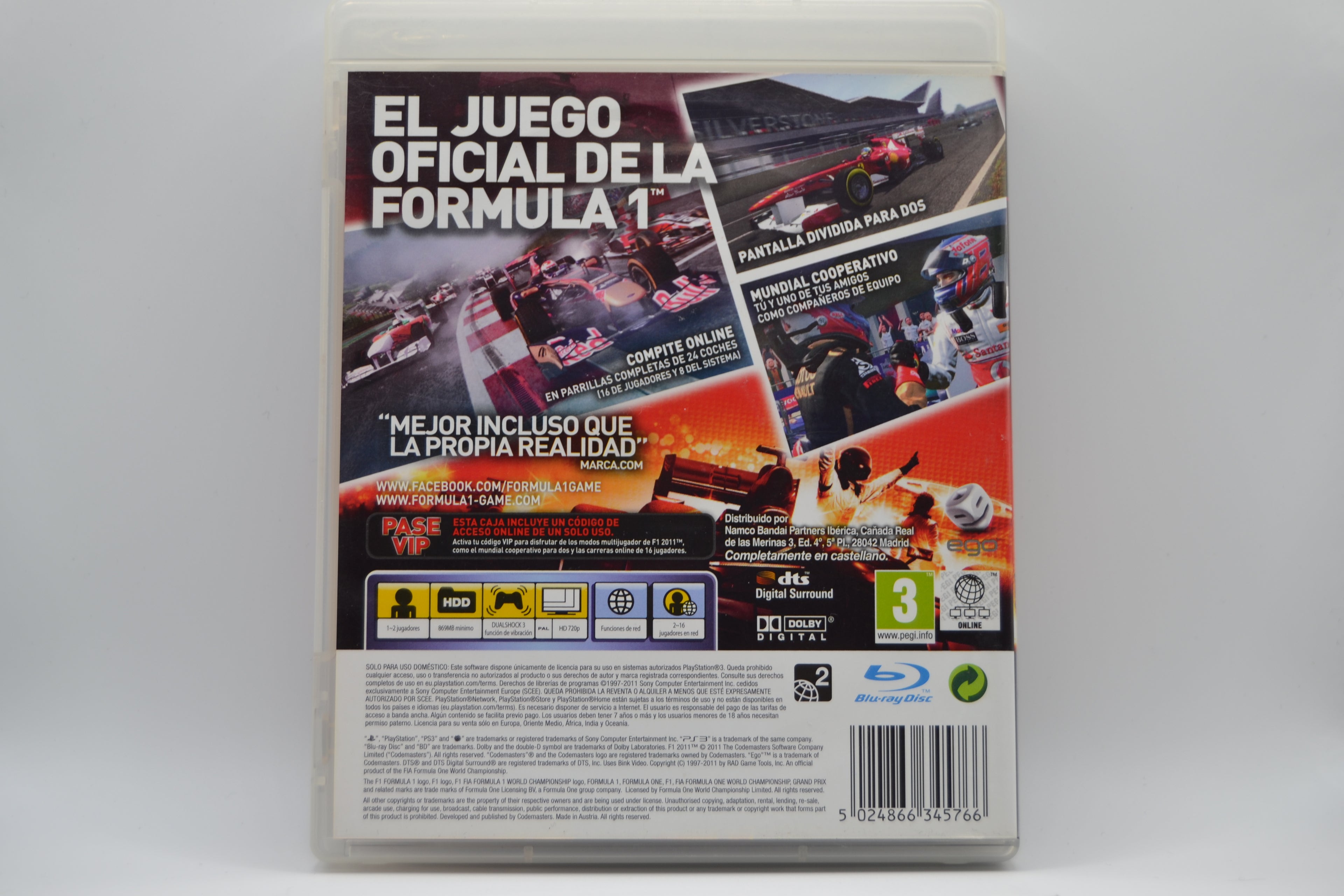 F1 2011 [PlayStation 3] Completo - Estado Coleccionista
