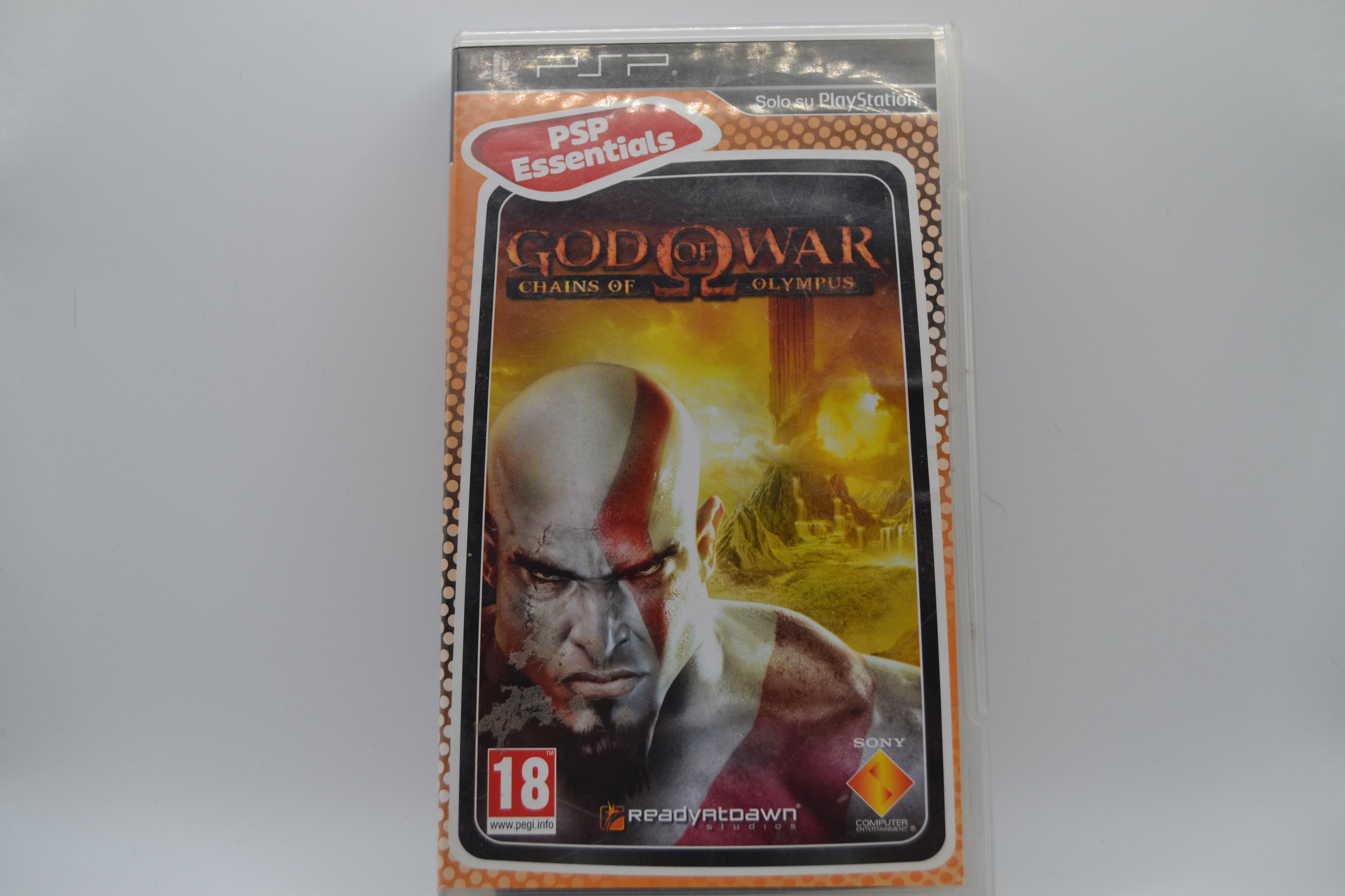 God of War Chains of Olympus Essentials PlayStation Portable completo PAL IT - Estado cuidado