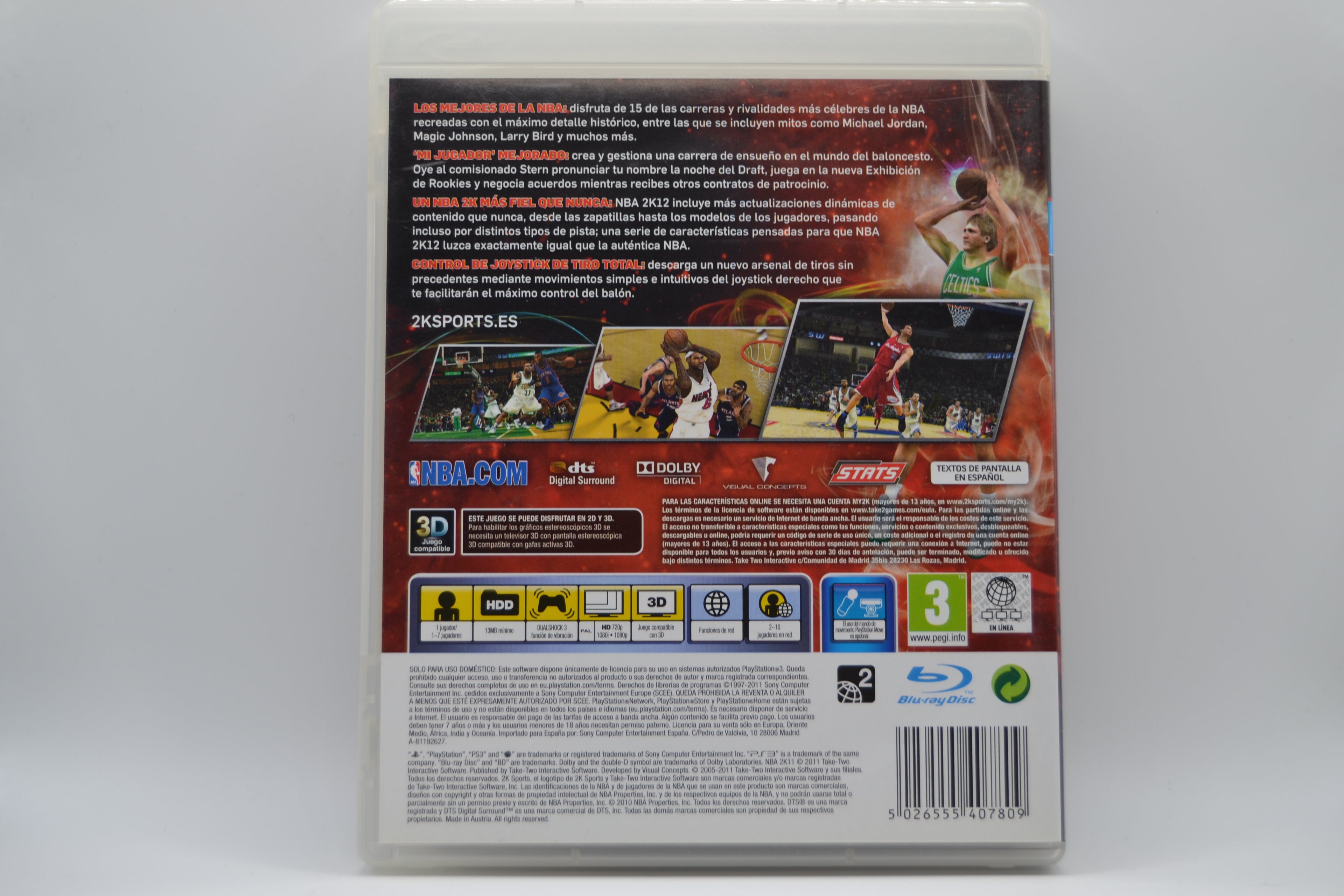 NBA 2K 12  [PlayStation 3] Completo - Estado coleccionista