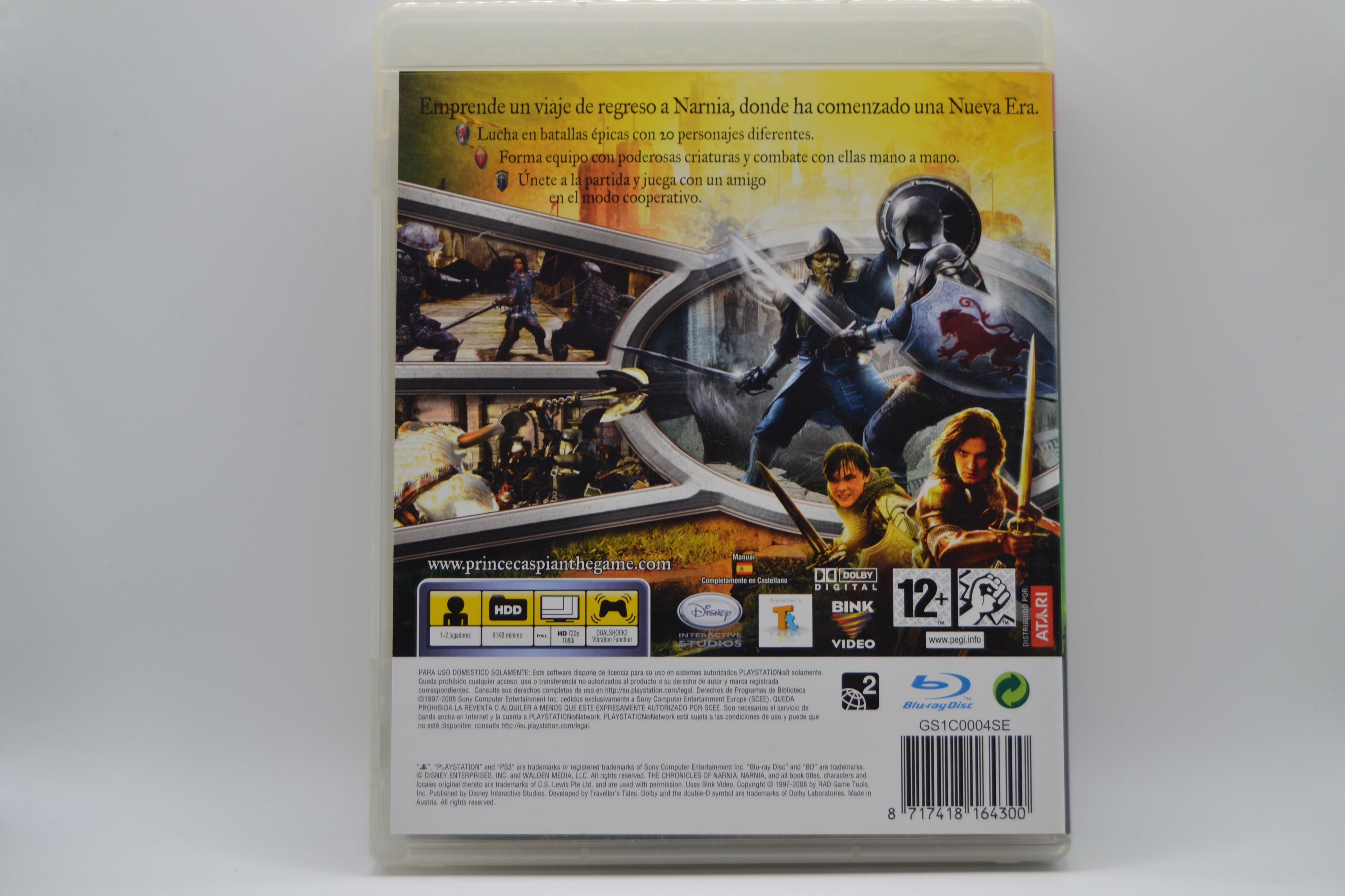 Narnia - El Principe Caspian [PlayStation 3] Completo - Estado coleccionista
