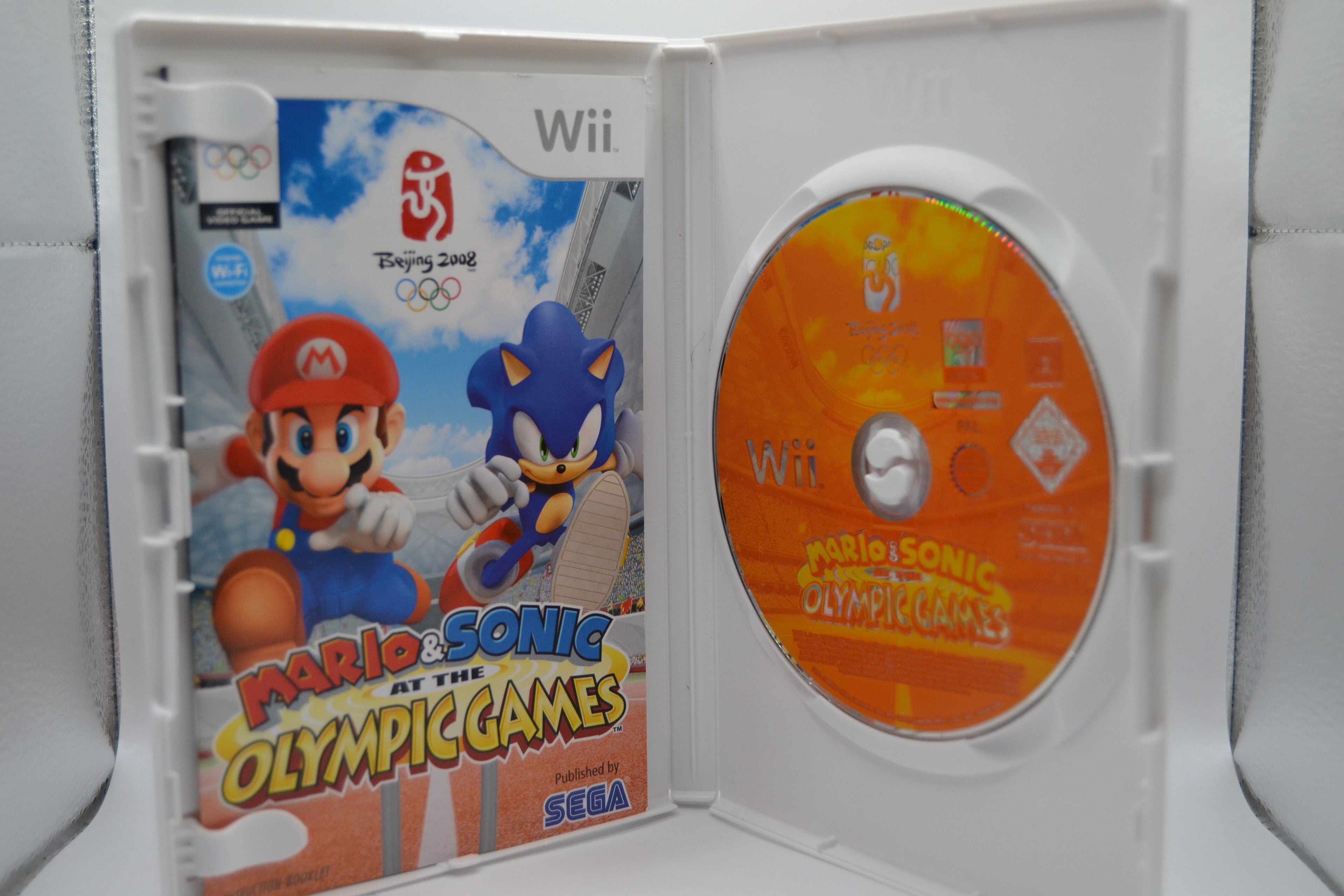 Mario&Sonic at the Olympic Games 2008 [Wii] Completo - Estado coleccionista