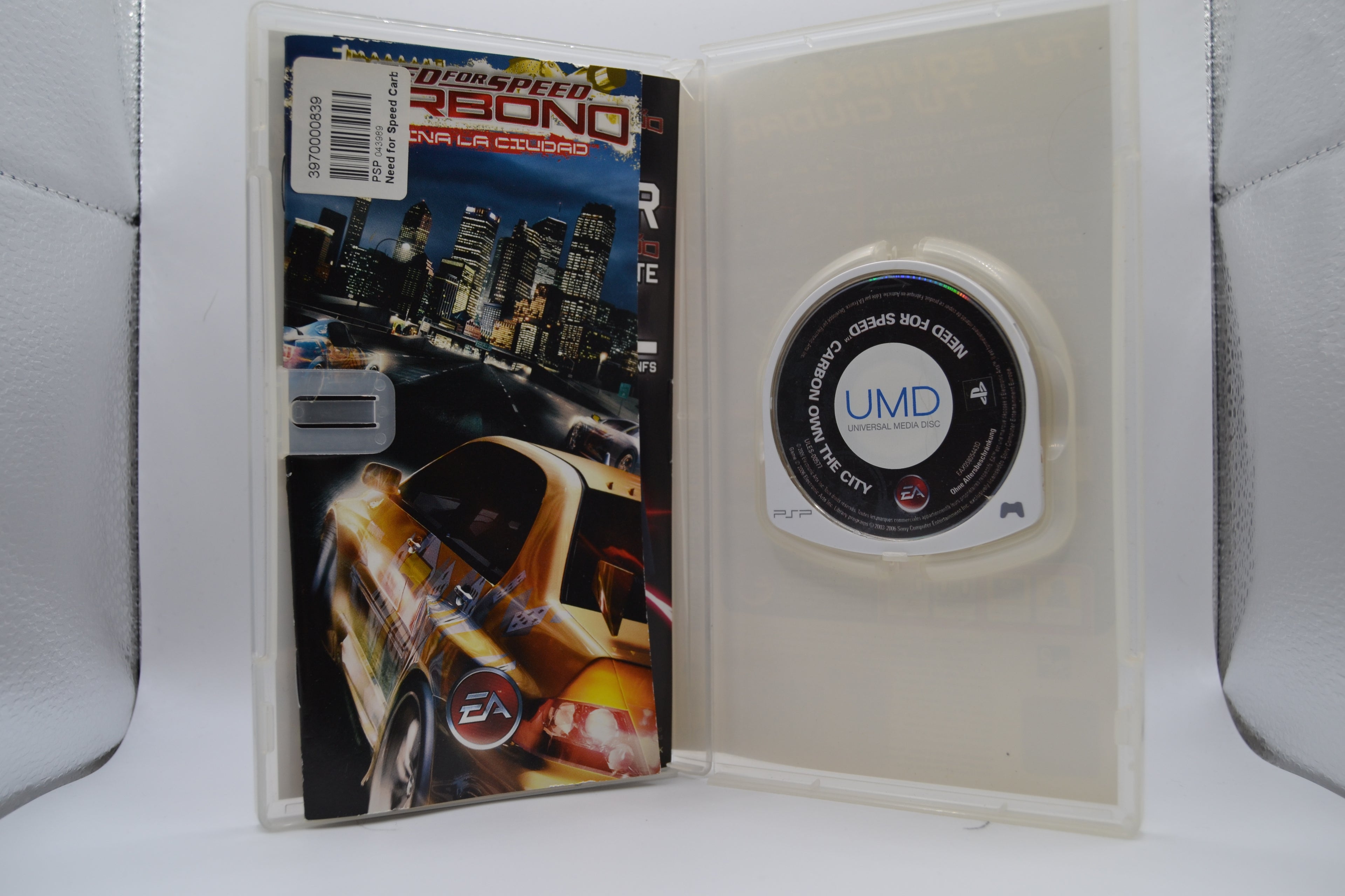 Need for Speed Carbon Own The City PlayStation Portable completo PAL ESP - Estado básico