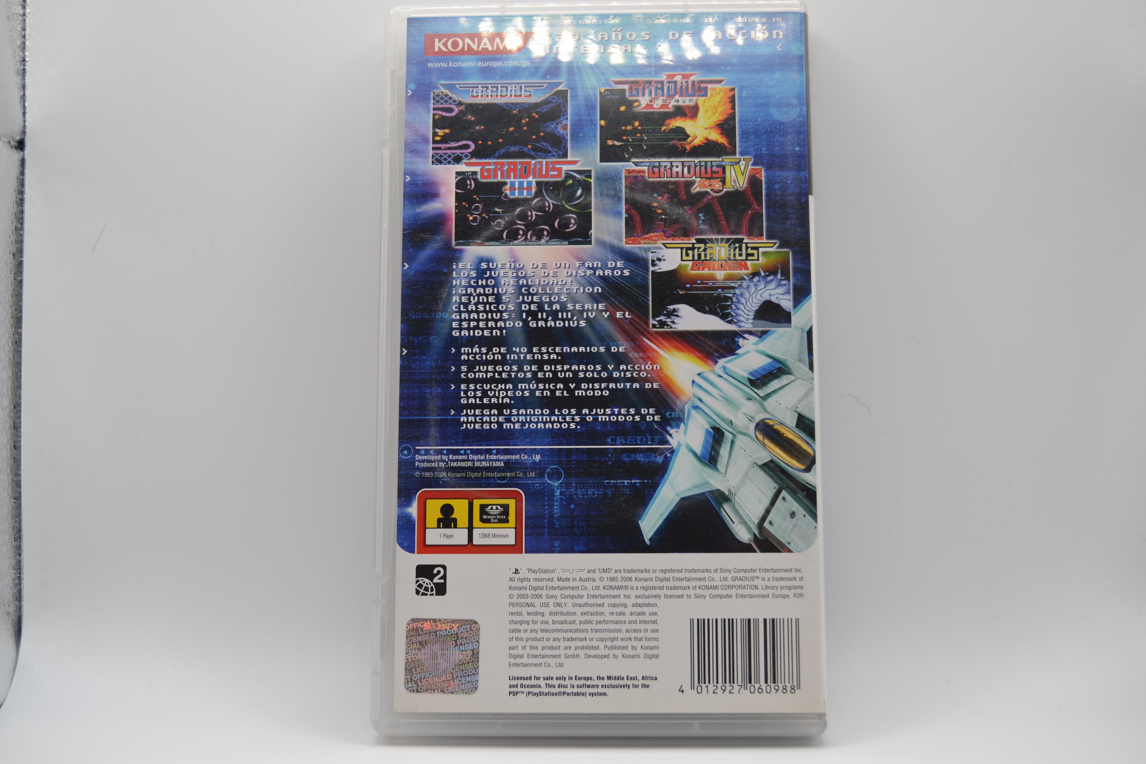 Gradius Collection PlayStation Portable completo PAL ESP - Estado excelente