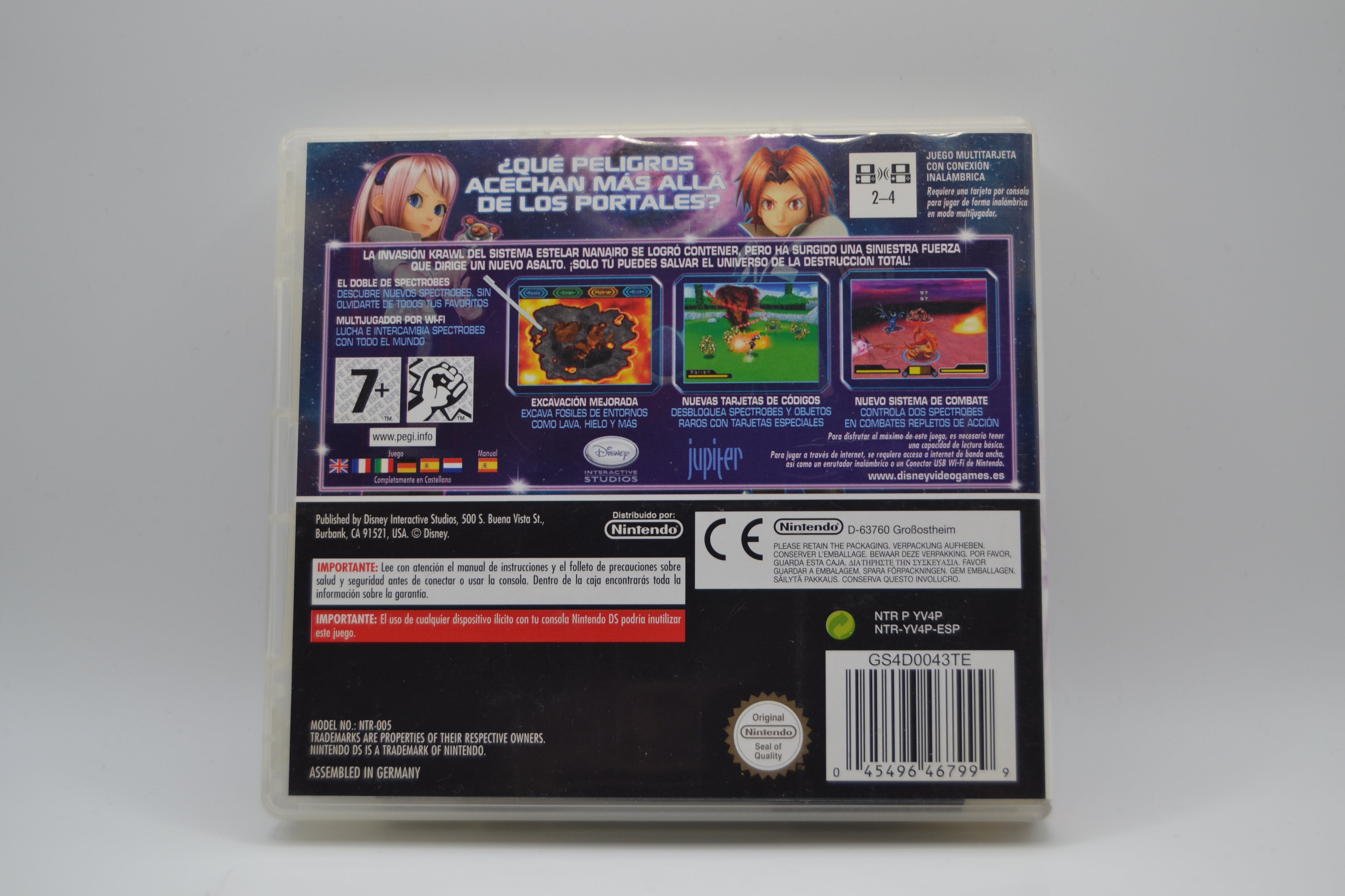 Spectrobes A las Puertas de la Galaxia Nintendo DS completo PAL ESP - Estado cuidado