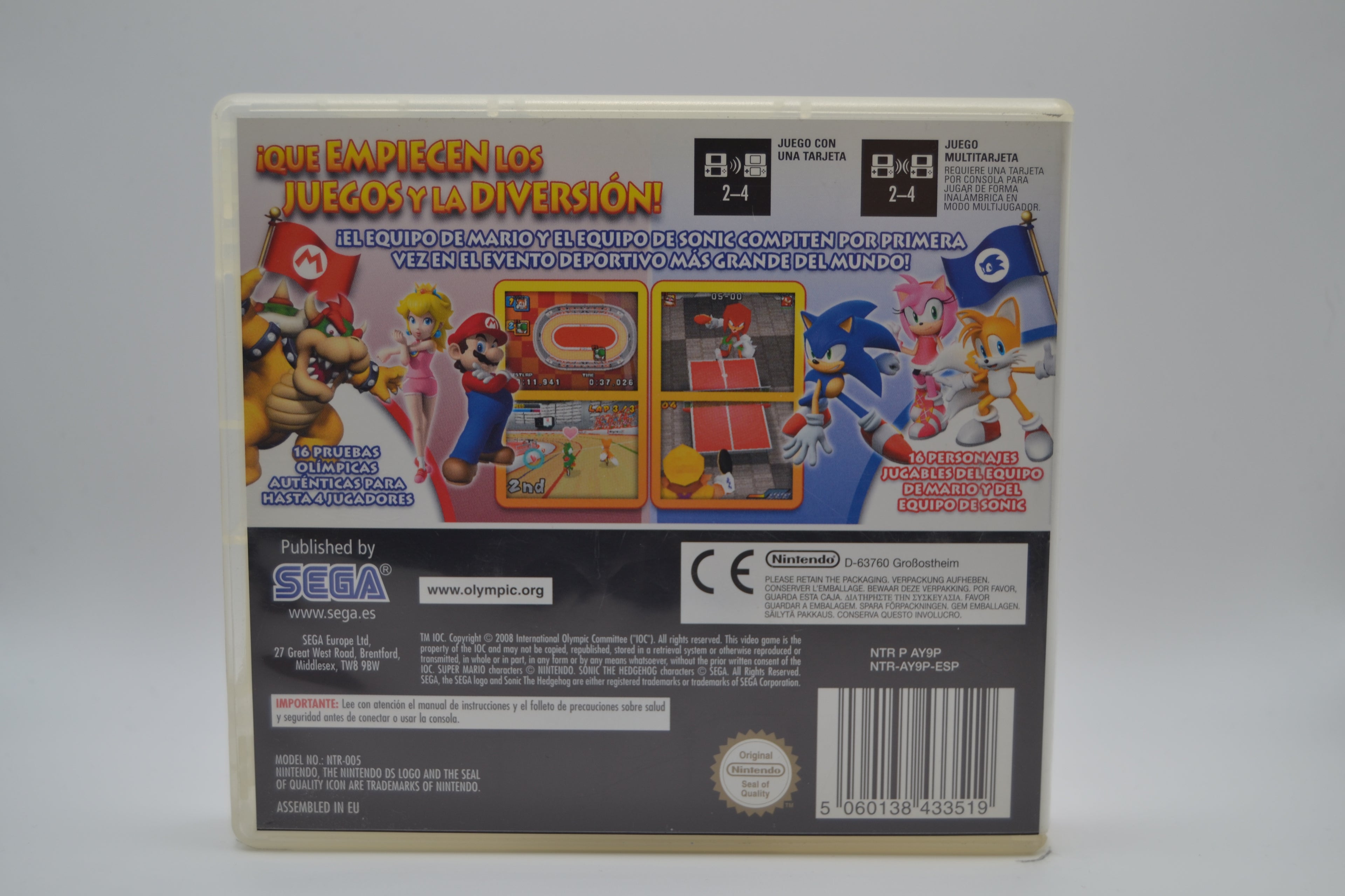Mario&Sonic en los Juegos Olimpicos [DS] Completo - Estado excelente