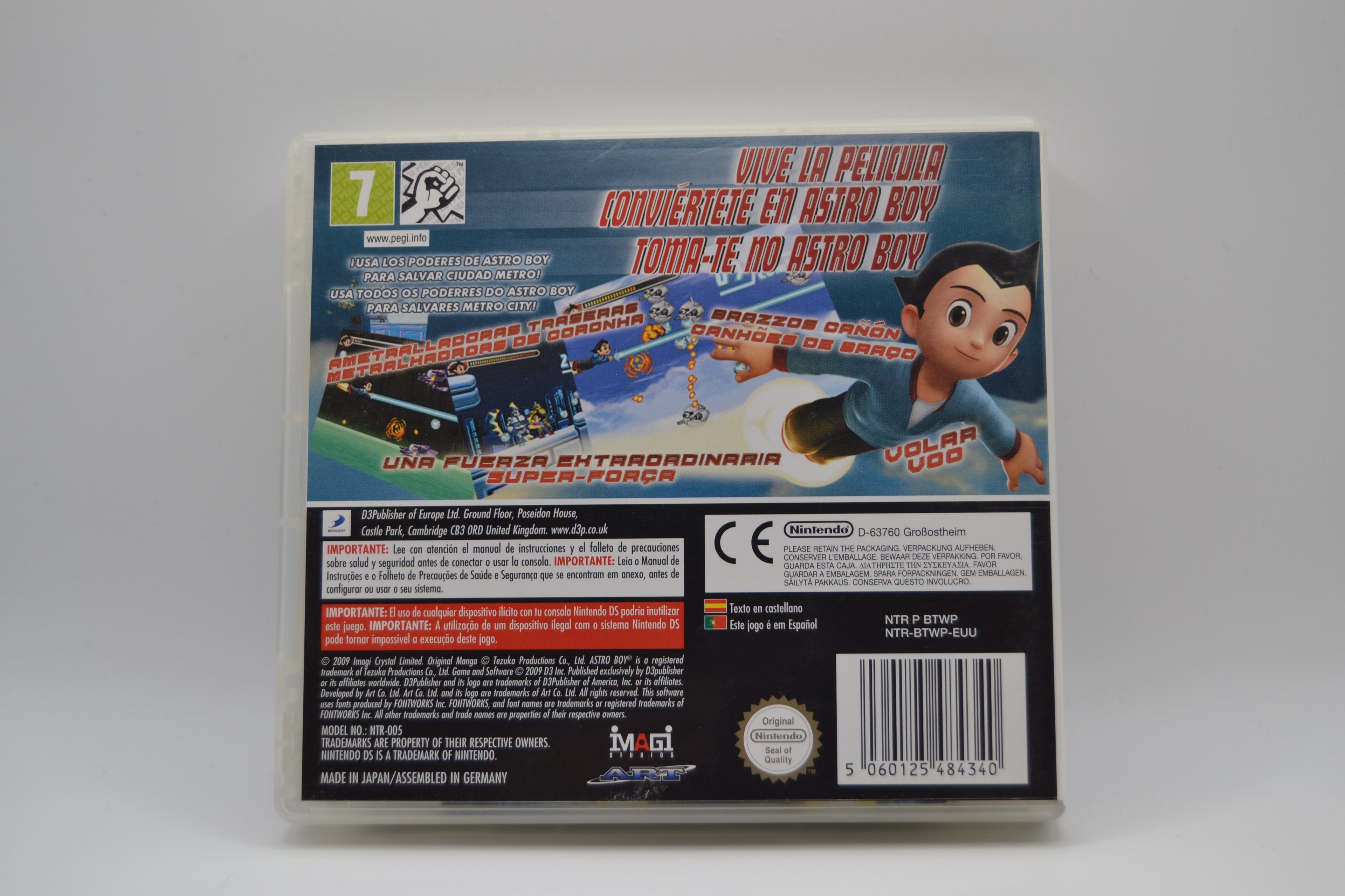 AstroBoy The Video Game Nintendo DS completo PAL ESP - Estado excelente