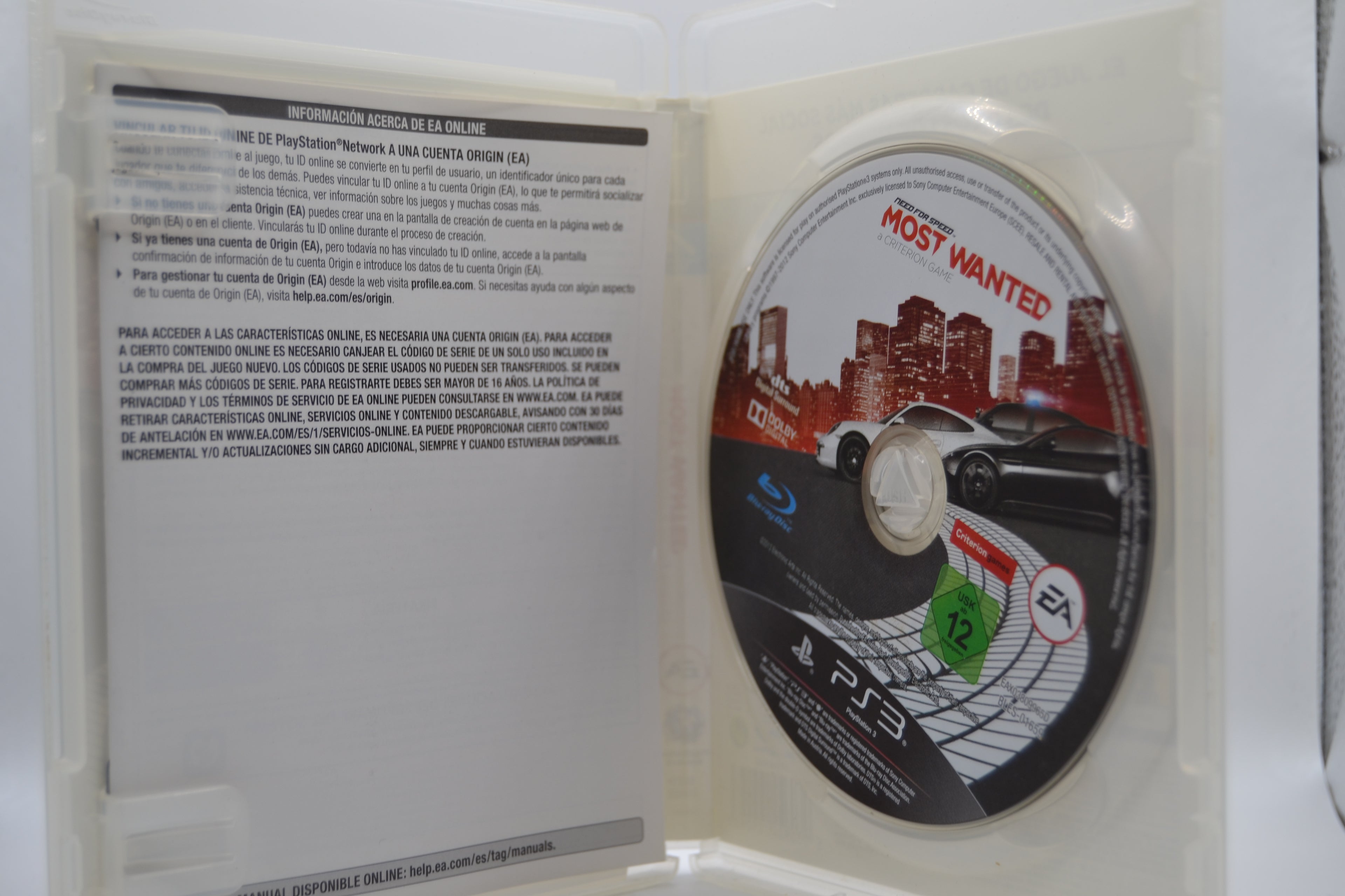 Need For Speed Most Wanted [PlayStation 3] Completo - Estado excelente