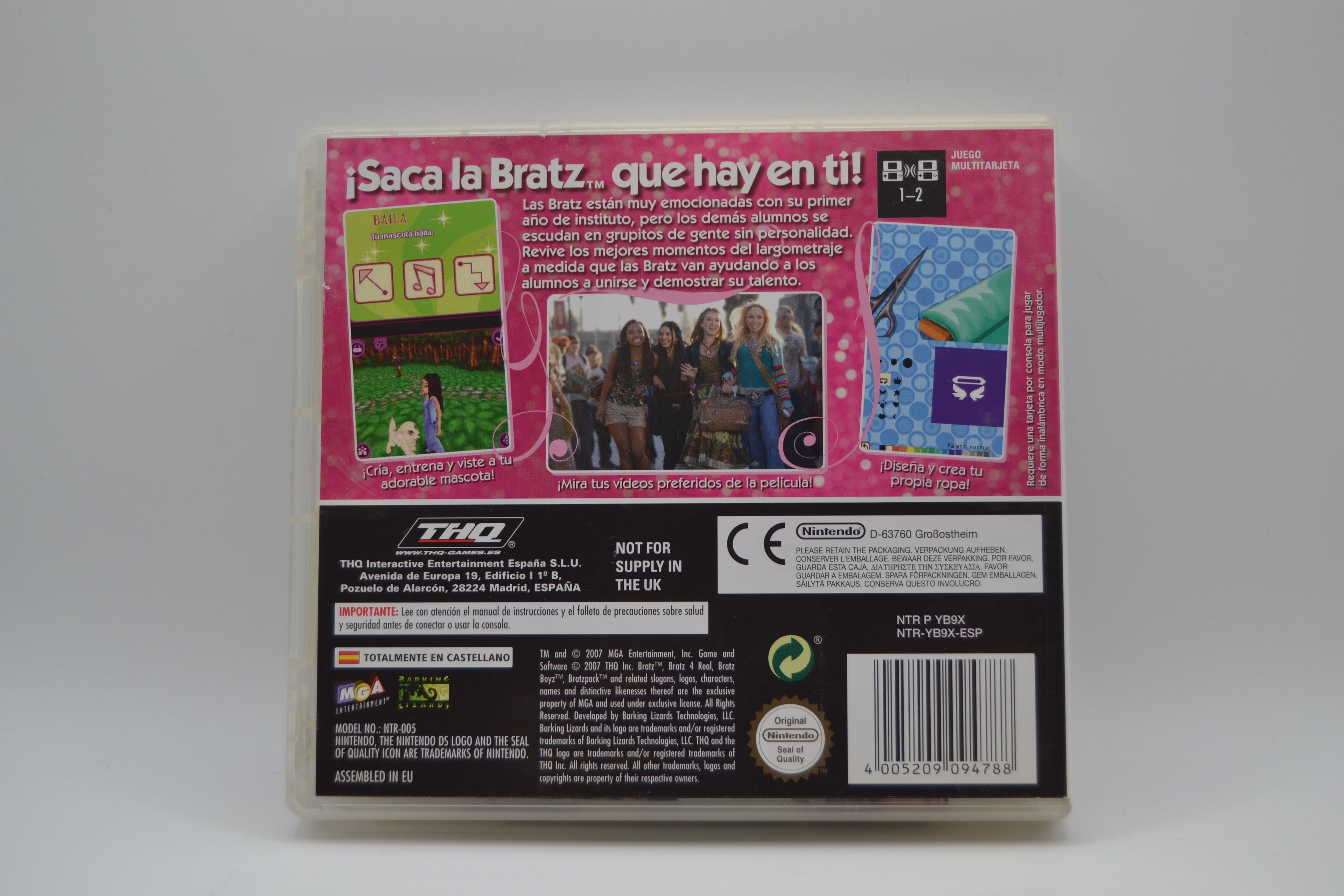Bratz 4 Real Nintendo DS completo PAL ESP - Estado básico