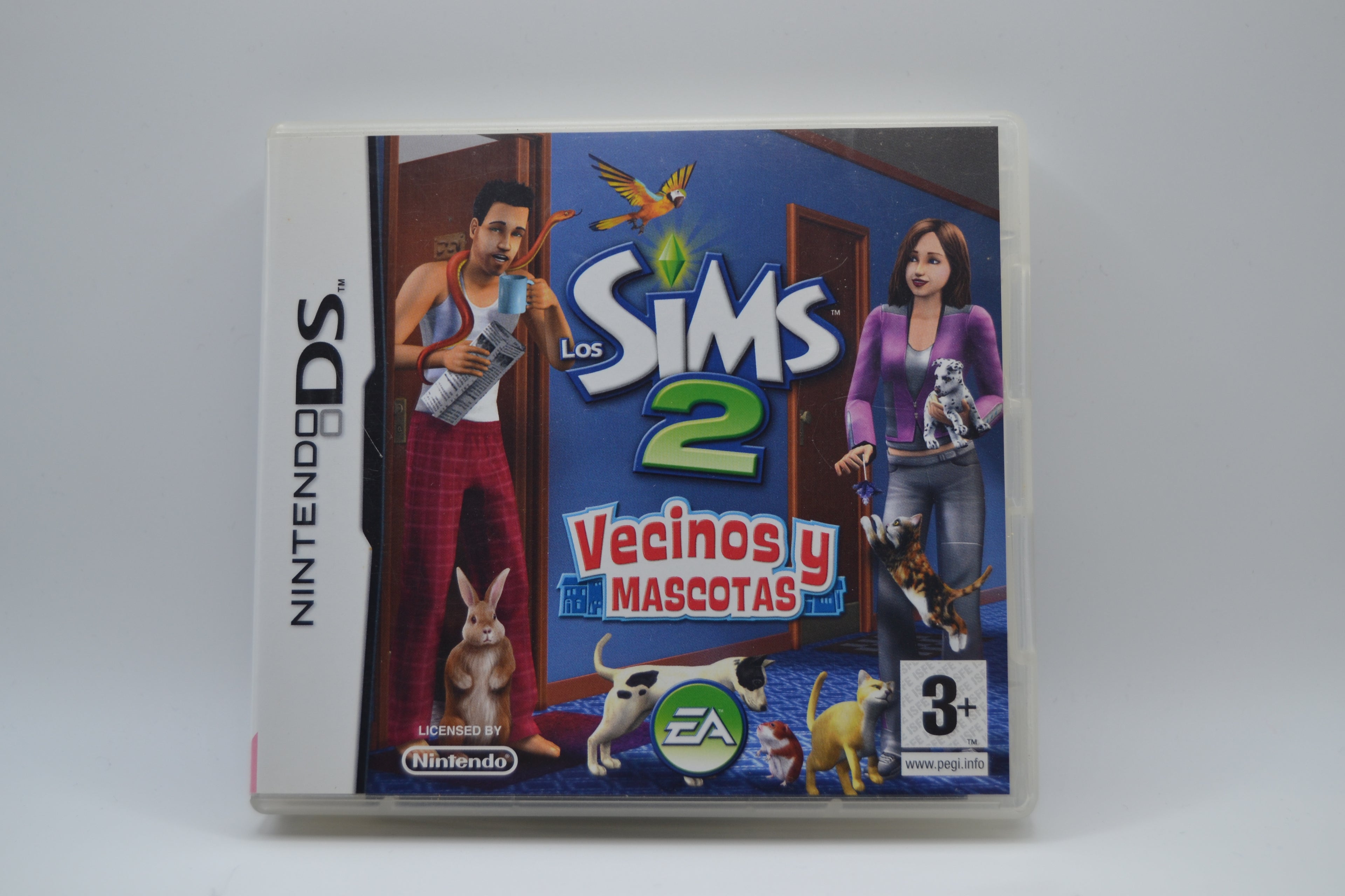 Los Sims 2 Vecinos y Mascotas Nintendo DS juego + caja PAL ESP - Estado excelente