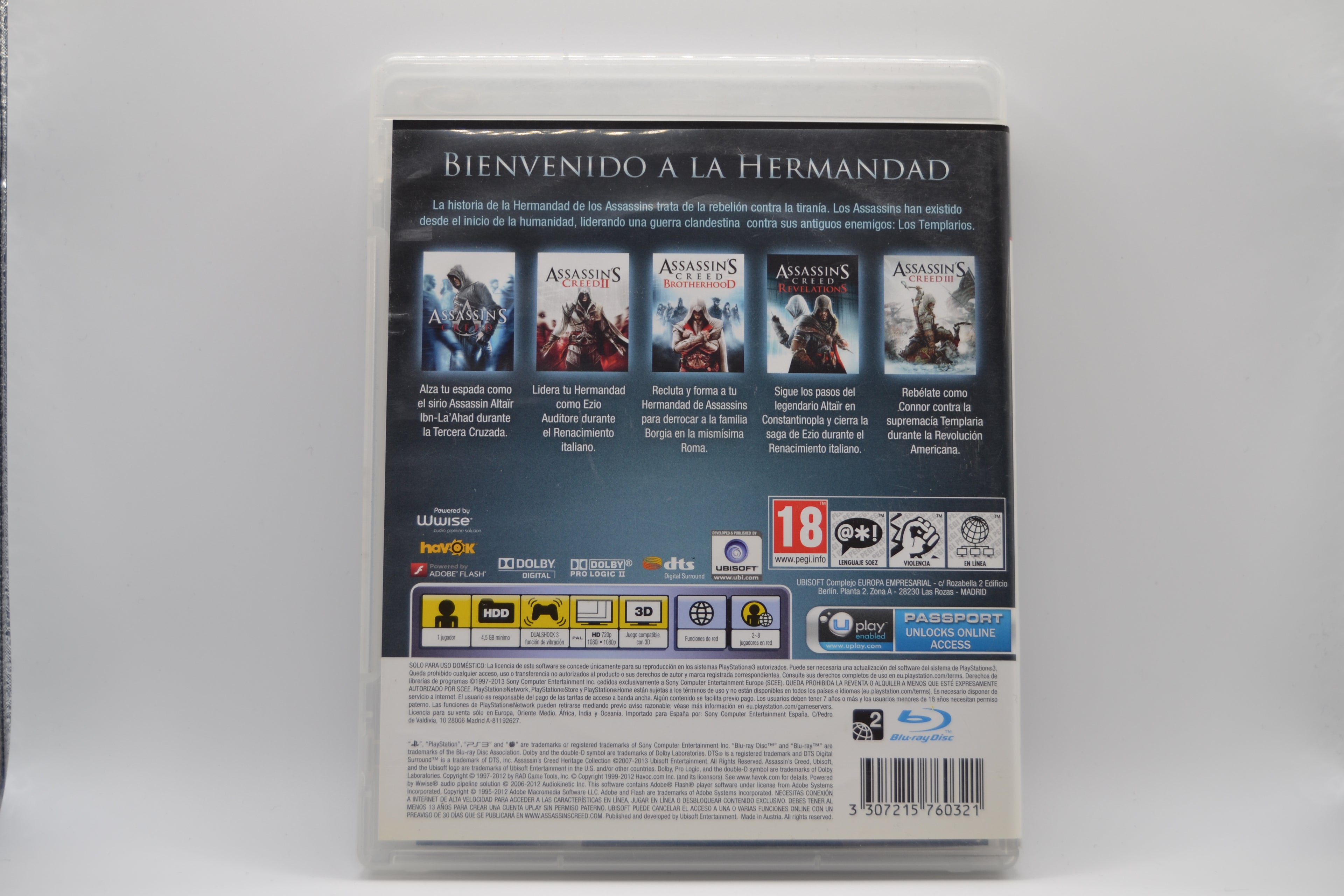 Assassin's Creed : Heritage collection [PS3] Completo - Estado Excelente