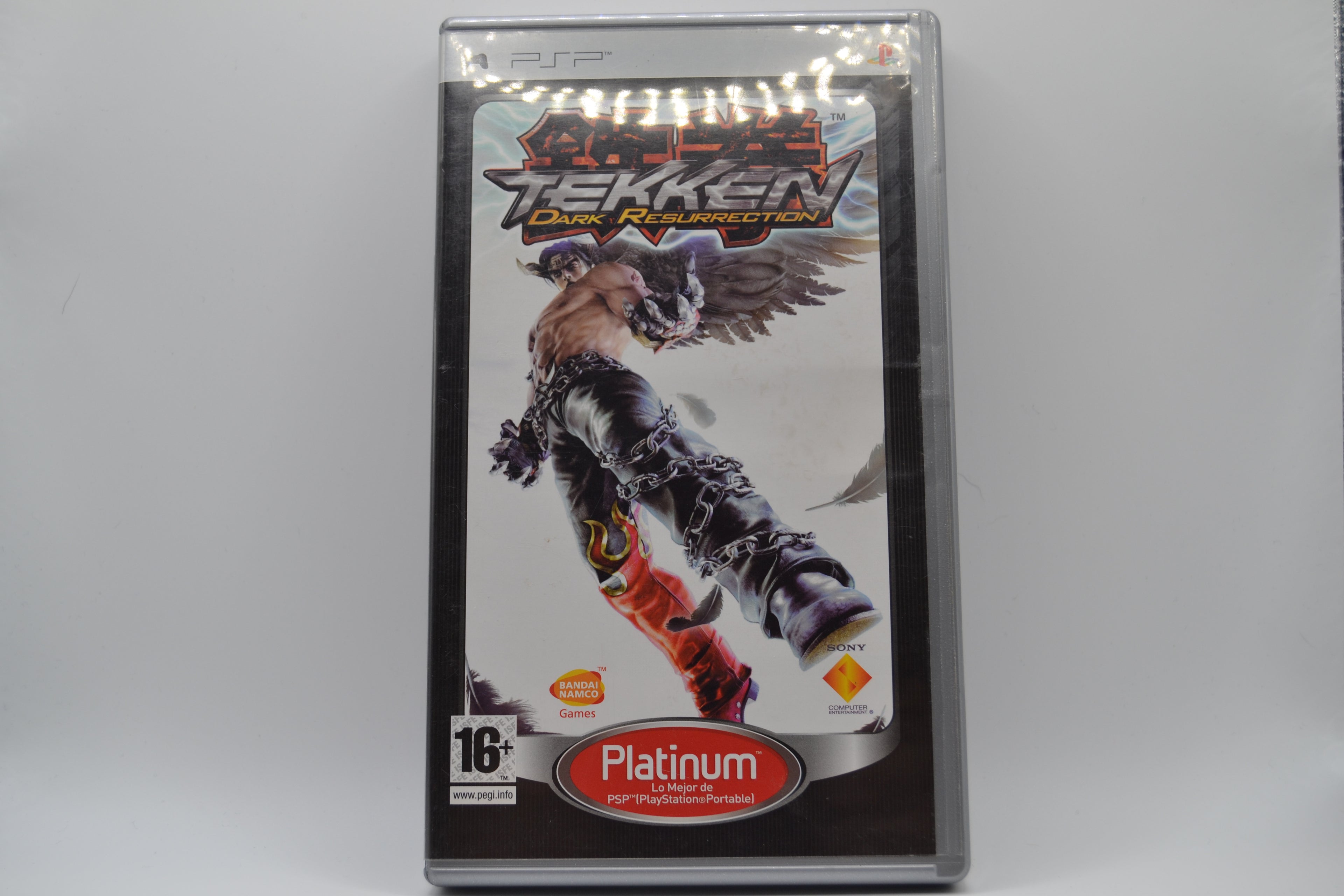 Tekken Dark Resurrection Platinum PlayStation Portable completo PAL ESP - Estado cuidado
