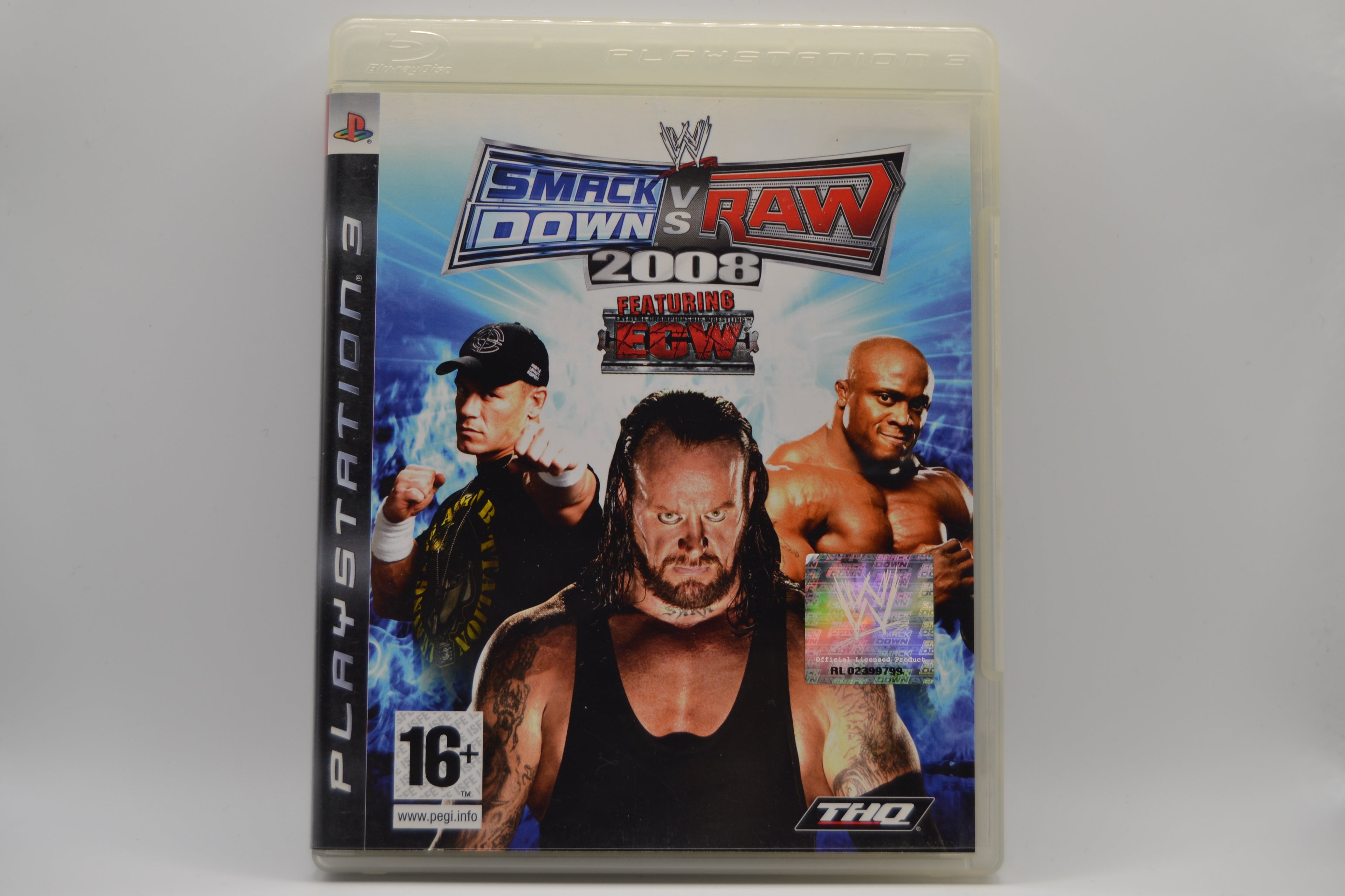 Smackdown Vs Raw 2008 [PlayStation 3] Completo - Estado básico