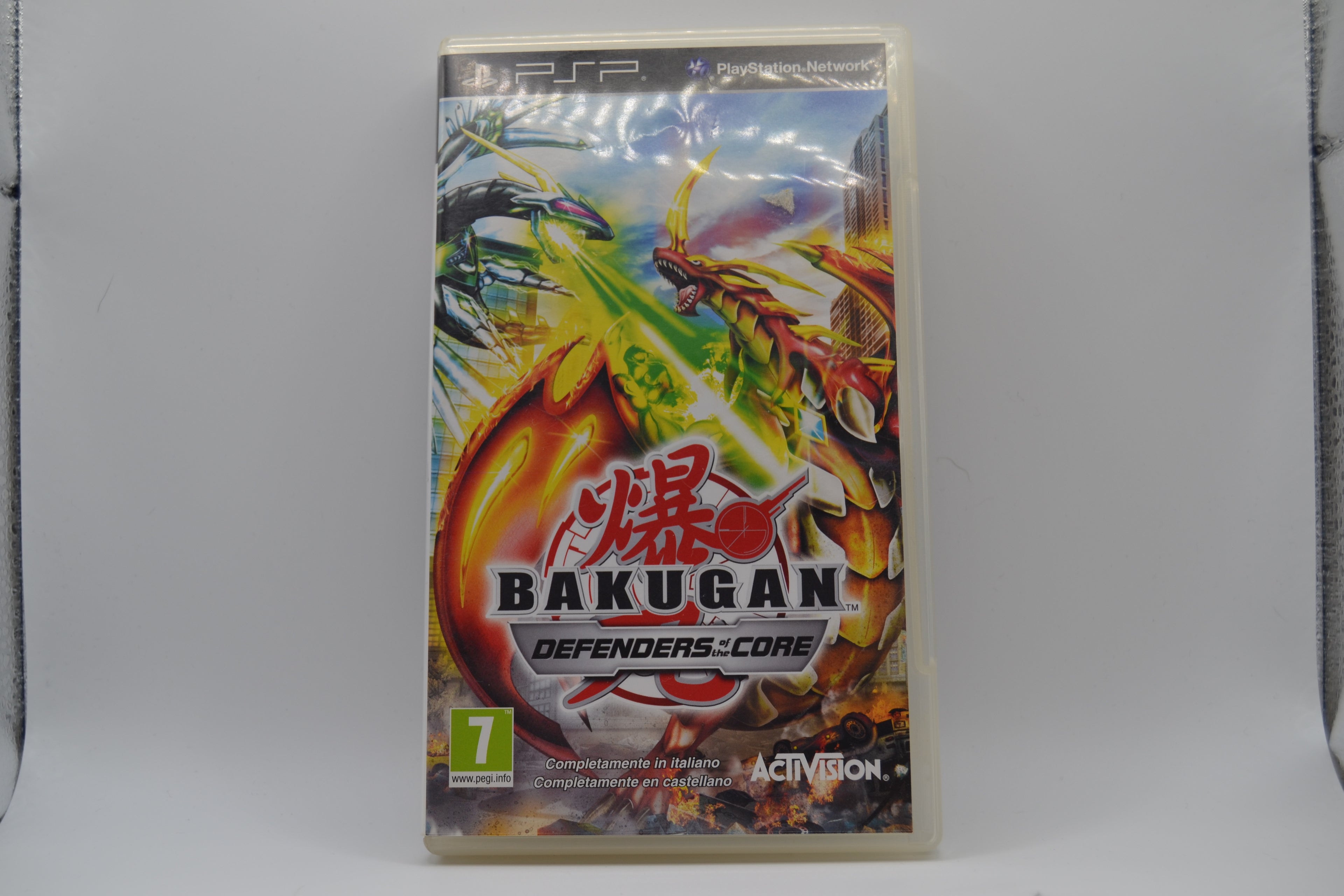 Bakugan Defenders of the Core PlayStation Portable juego + caja PAL IT - Estado básico