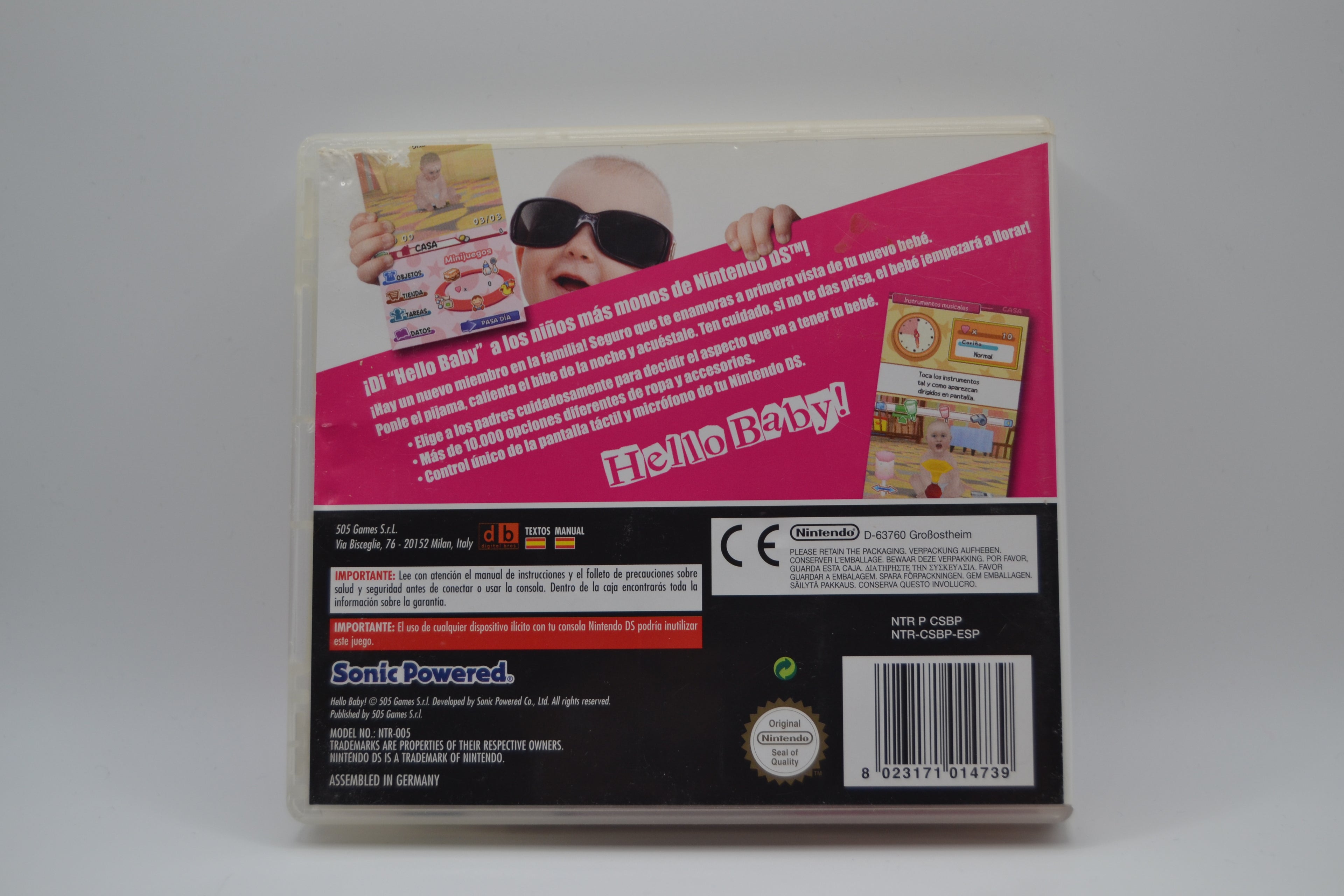 Hello Baby Nintendo DS completo PAL ESP - Estado básico