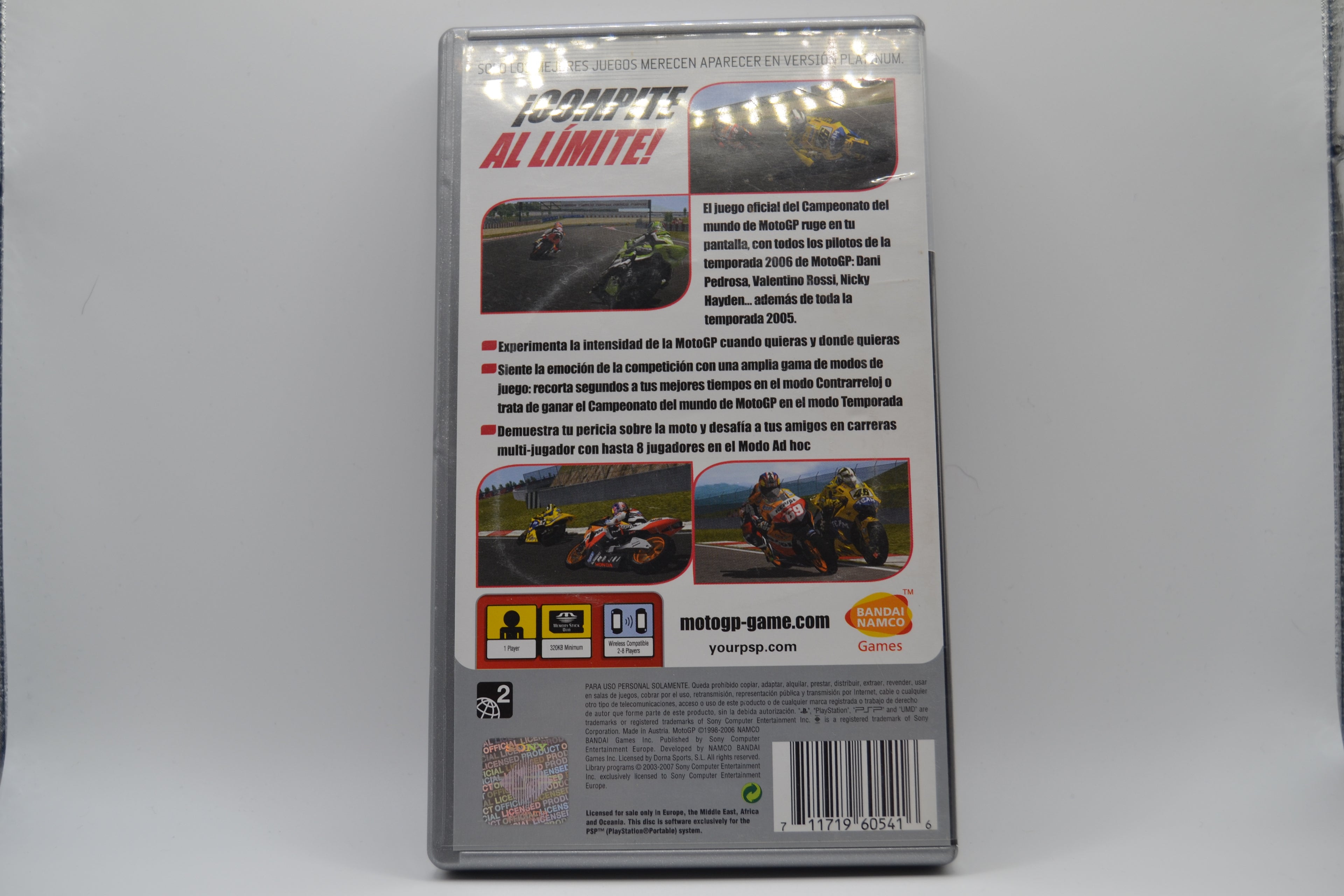 MotoGP Platinum PlayStation Portable completo PAL ESP - Estado cuidado