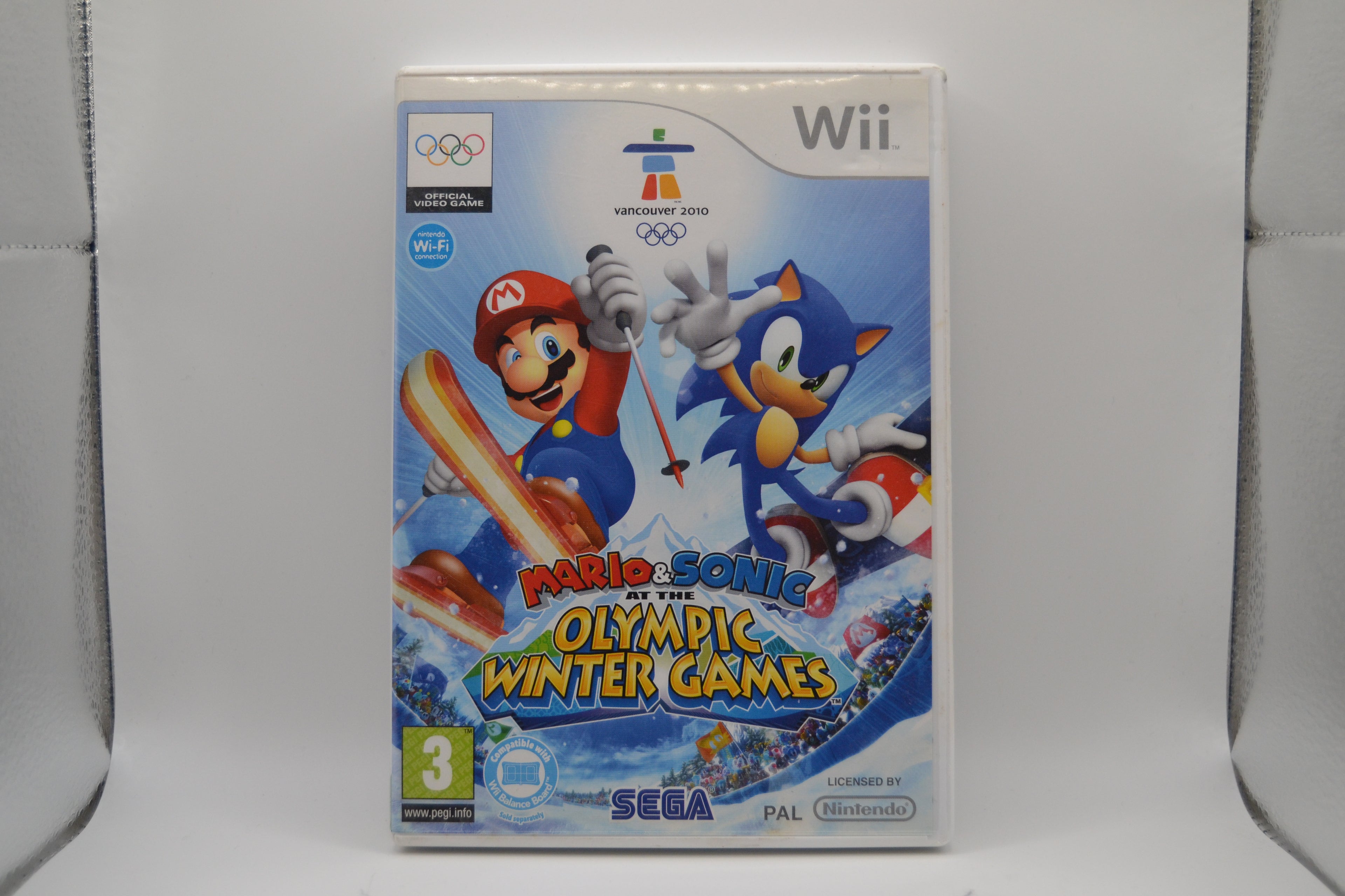 Mario&Sonic at the Olympic Winter games [Wii] Completo - Estado cuidado