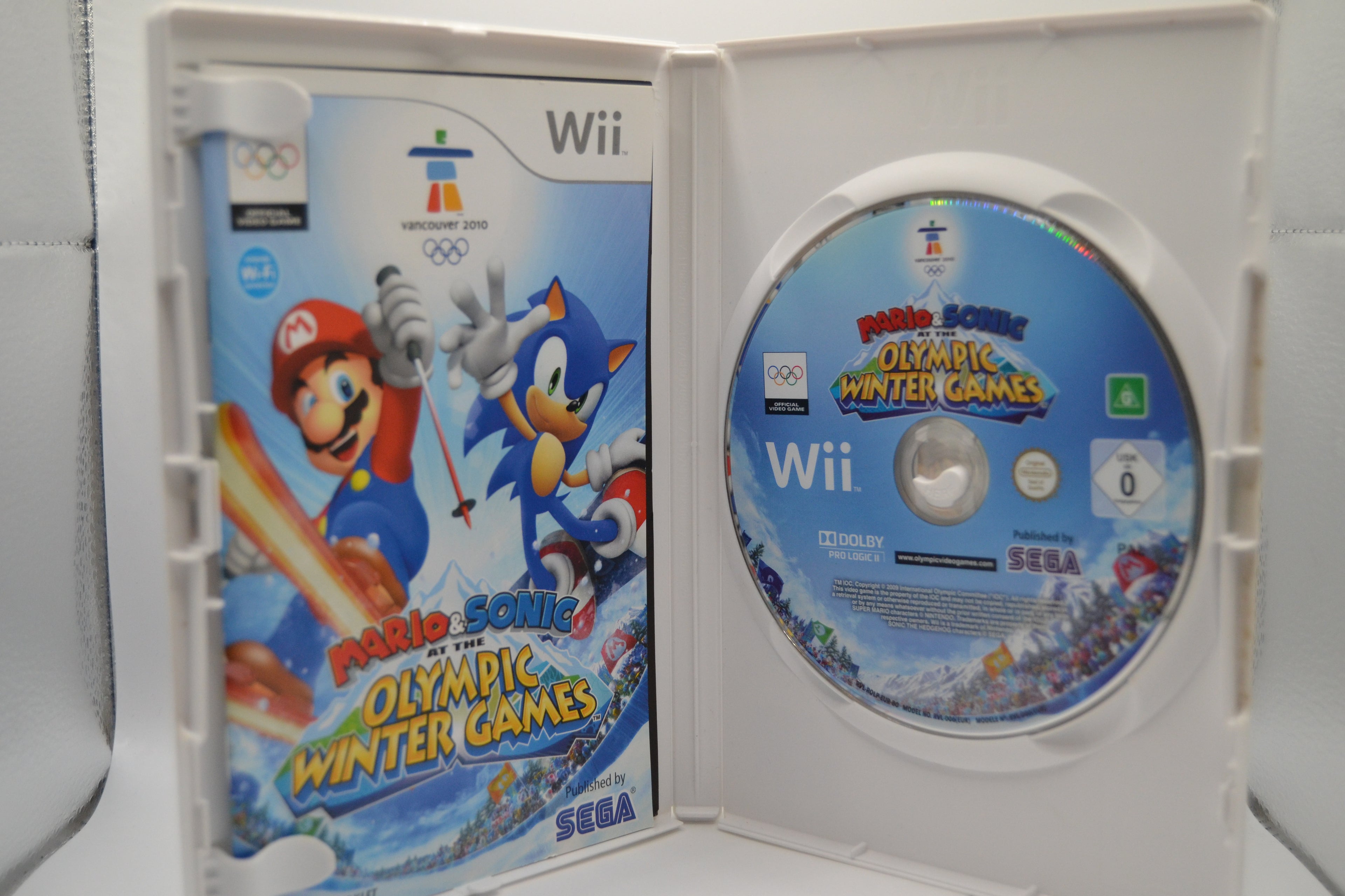Mario&Sonic at the Olympic Winter games [Wii] Completo - Estado cuidado