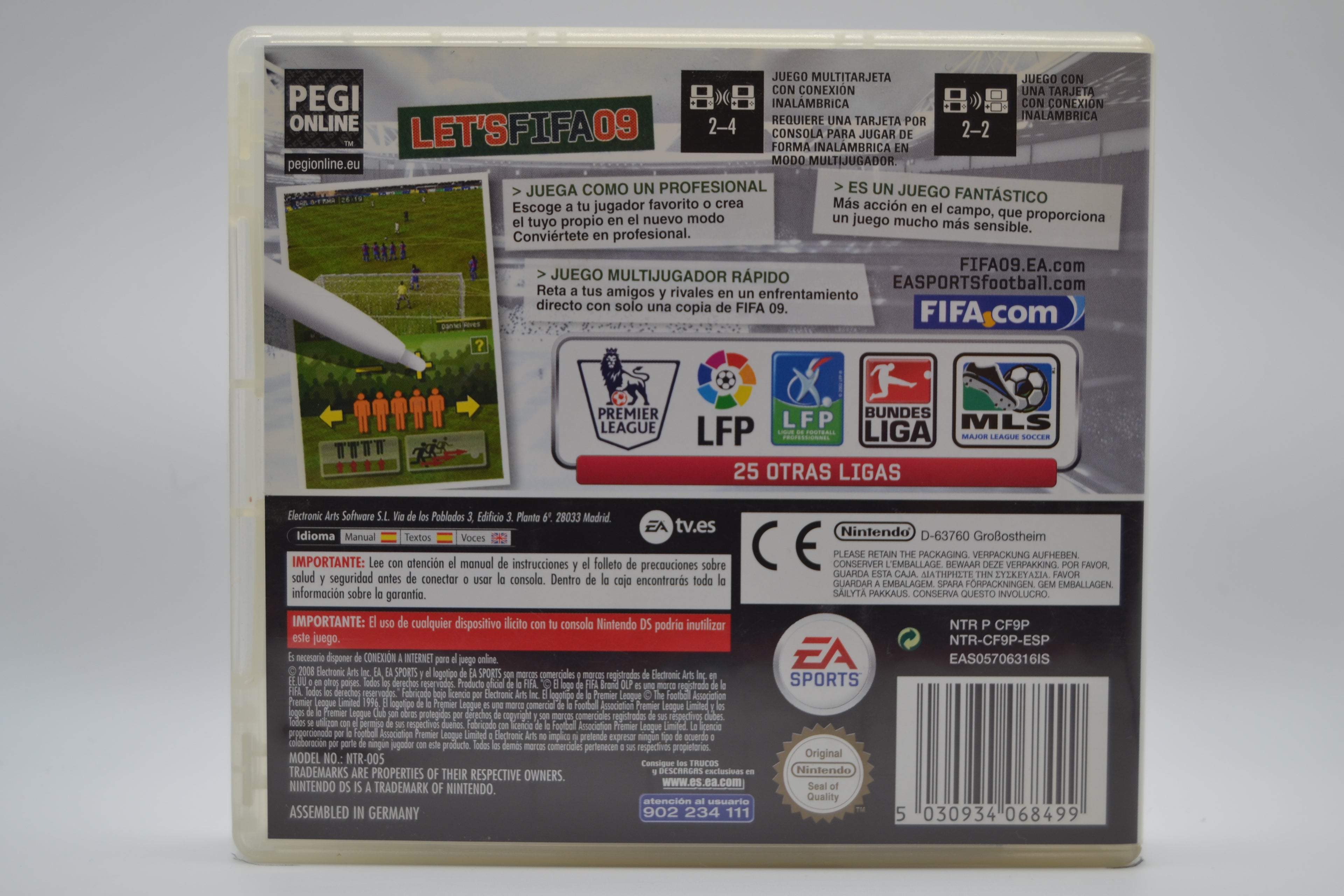 FIFA 09 [DS] Caja - Estado básico