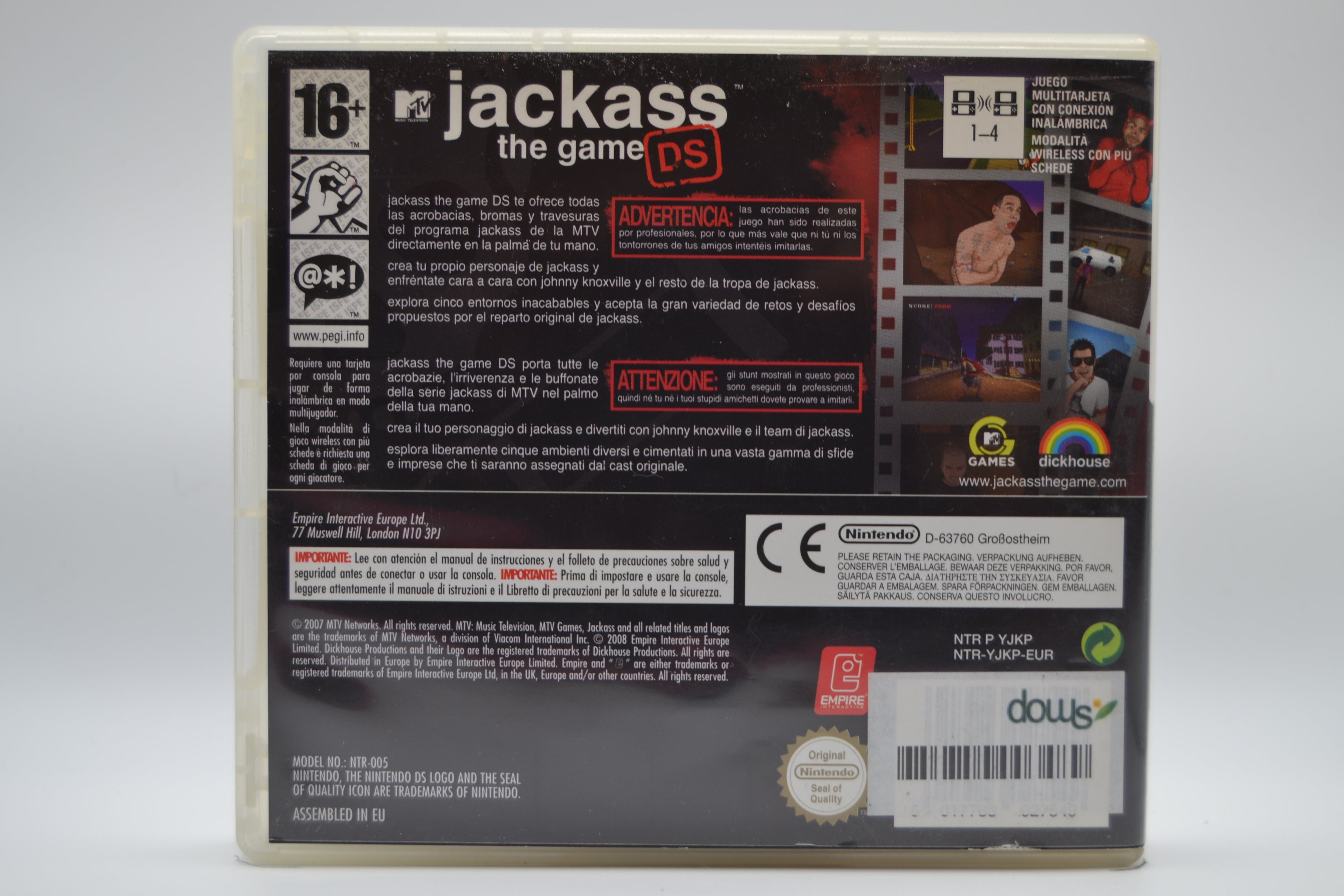 Jackass The Game [DS] Completo - Estado Excelente