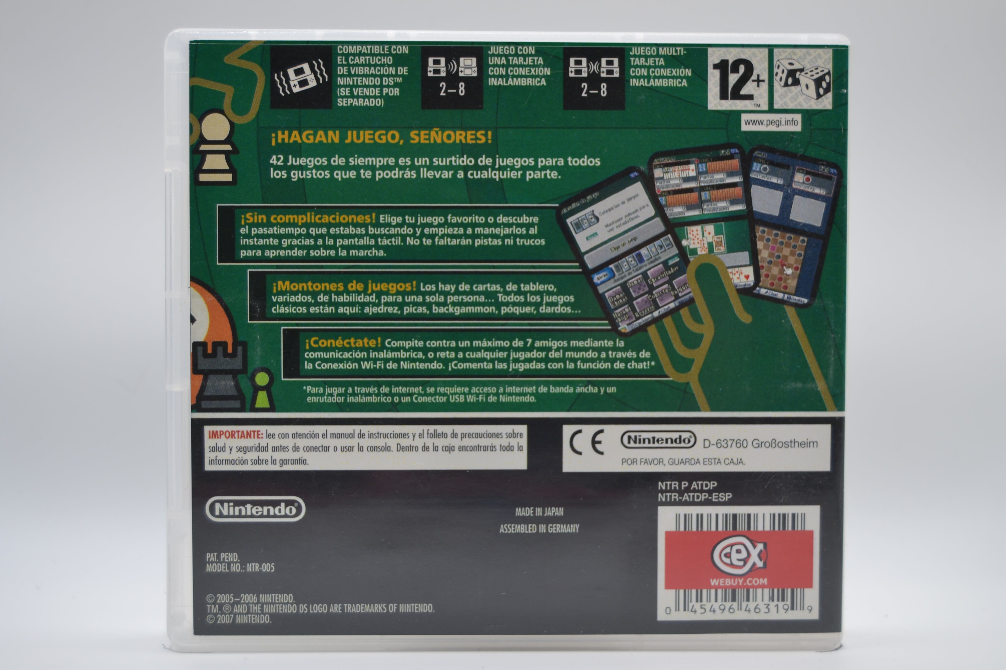 42 Juegos de Siempre [DS] Caja+Juego - Estado Excelente