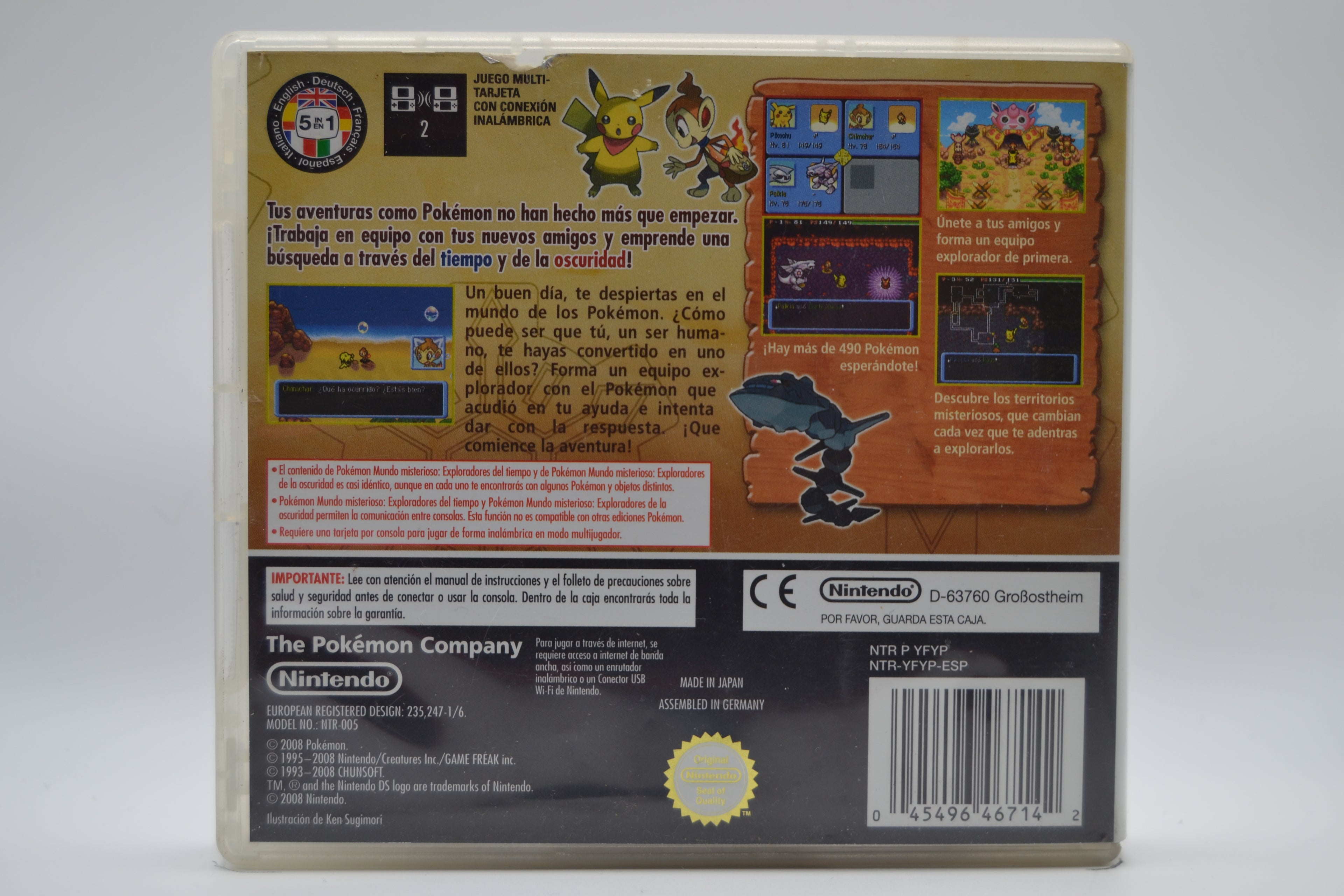 Pokémon Mundo Misterioso: Exploradores de la Oscuridad [DS] Completo - Estado Básico