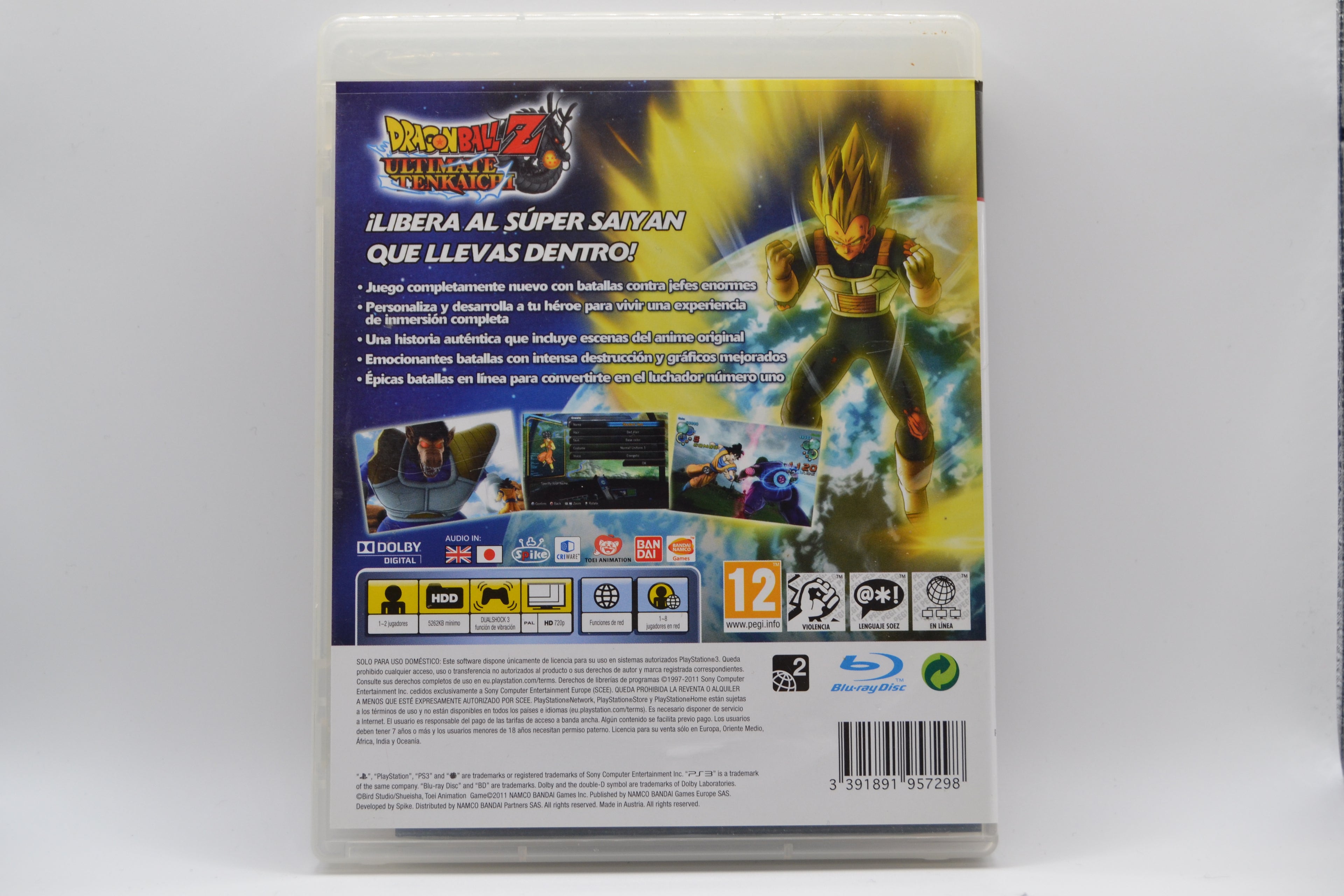 Dragon Ball Z: Ultimate Tenkiachi [PS3] Completo - Estado Excelente